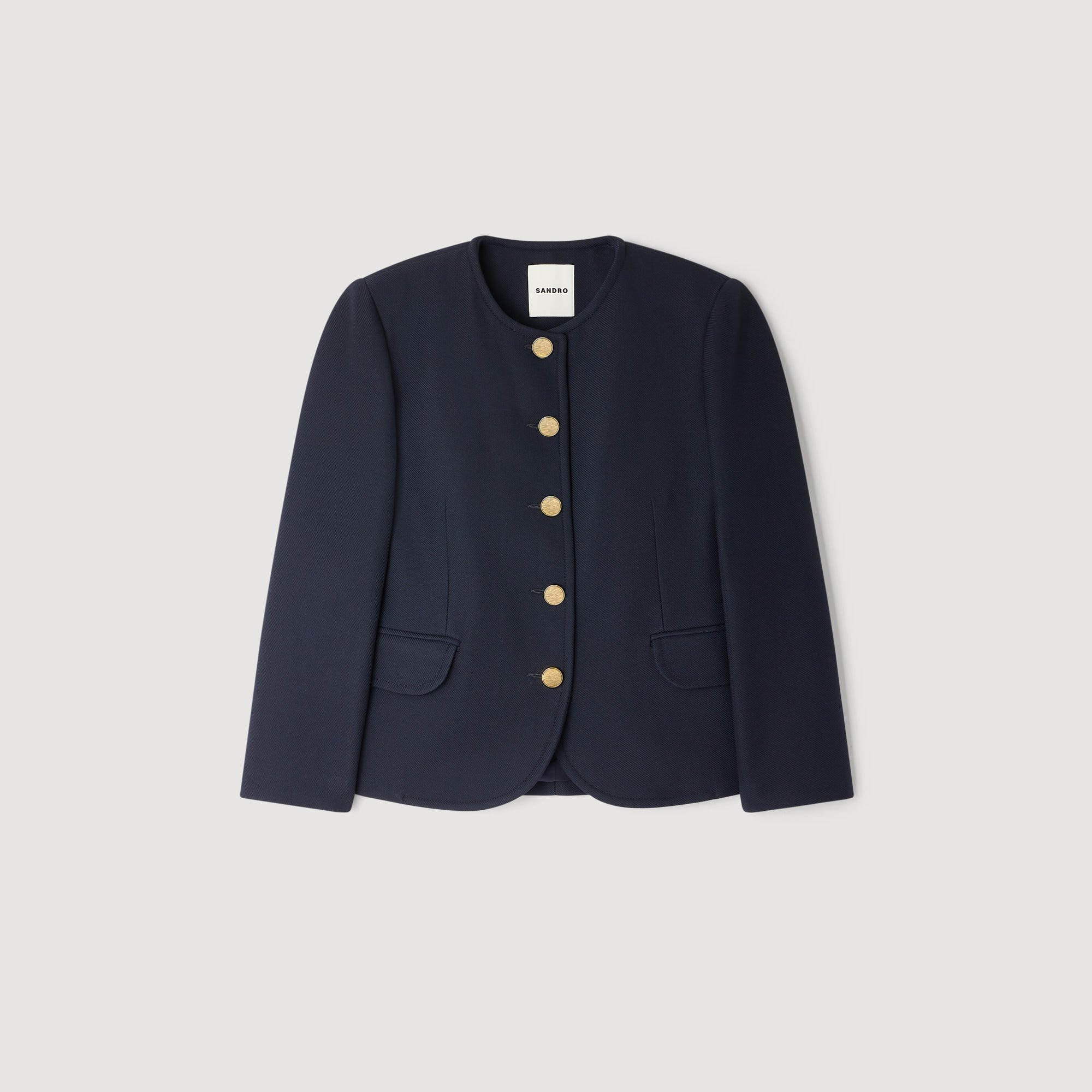 ROUND COLLAR JACKET - 6