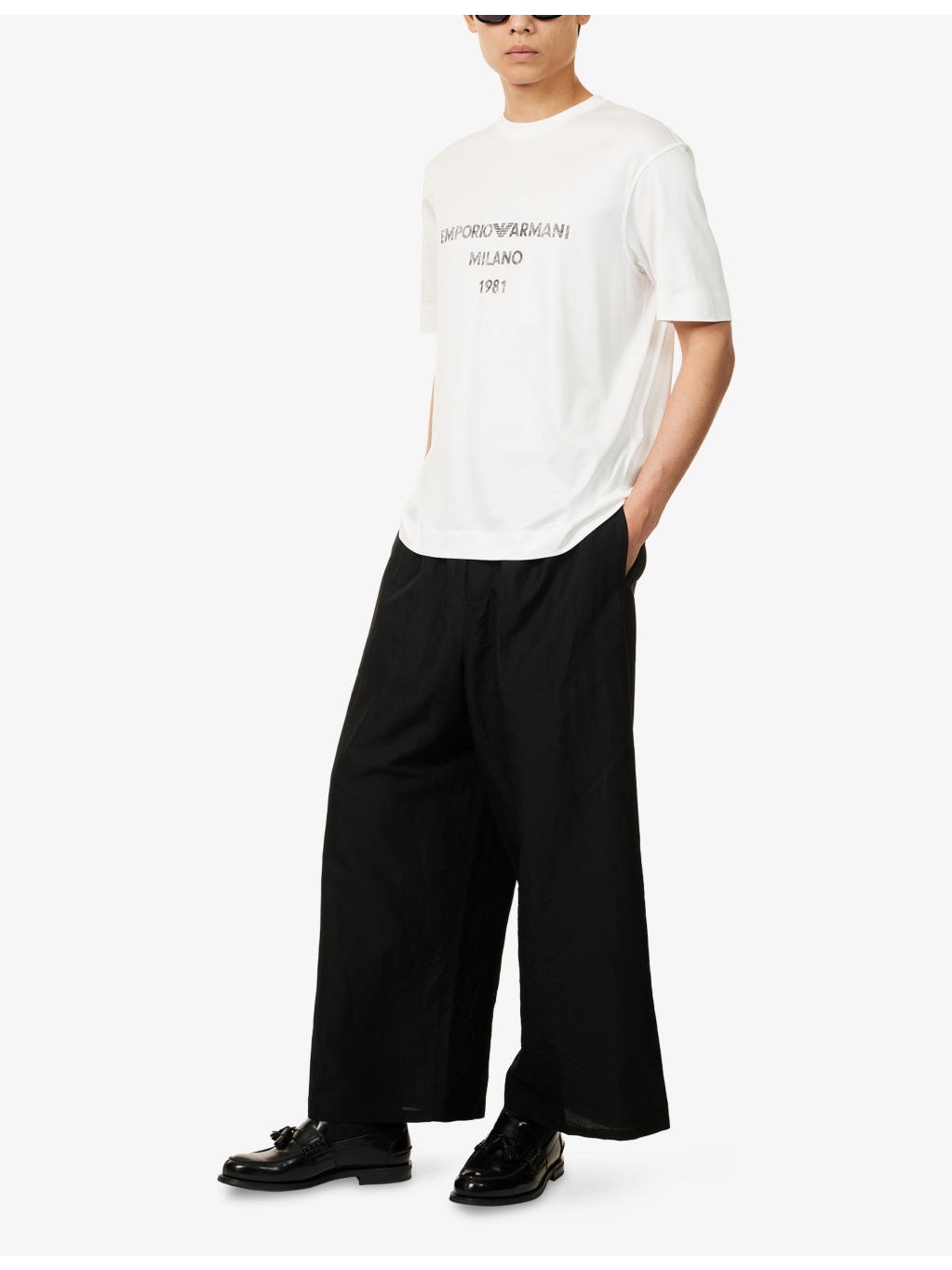 Logo-Print Crewneck Cotton-Blend T-shirt - 2