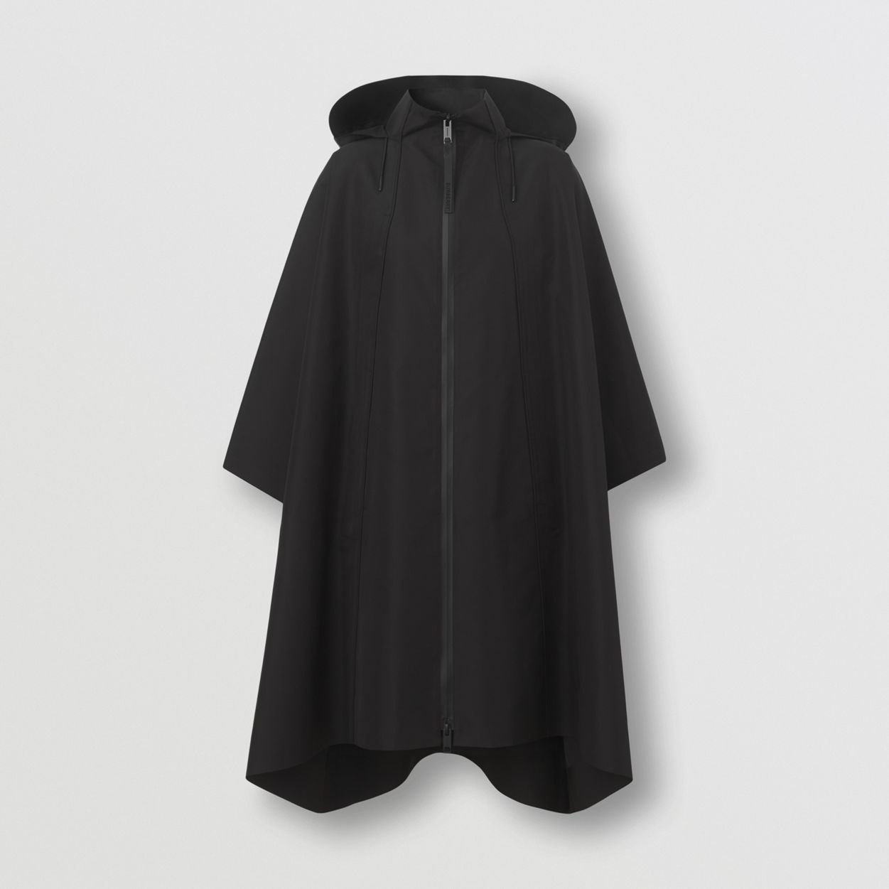 Logo Detail Tailored Hooded Cape - 1