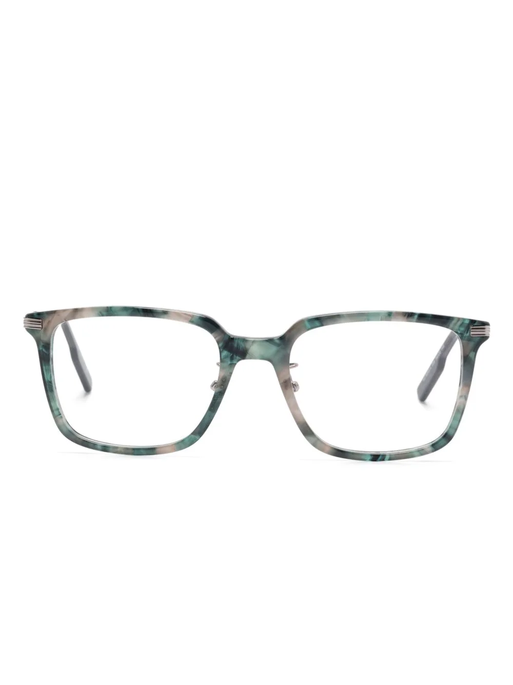 tortoiseshell-effect glasses - 1