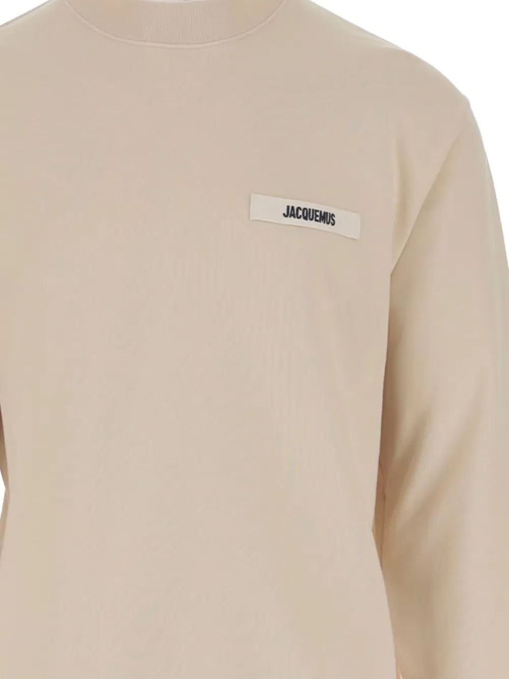 Jacquemus The Gros Grain Logo-plaque Crewneck Sweatshirt - 4