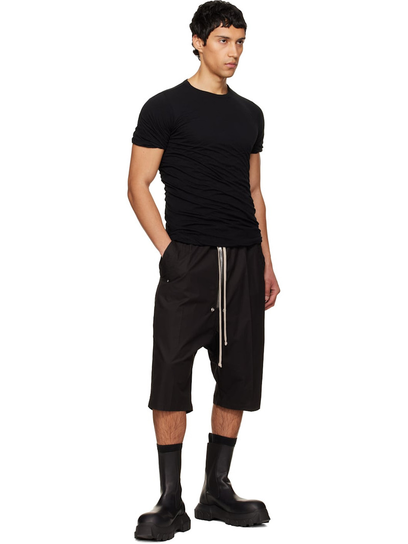 Rick Owens Black Temple Bela Pods Shorts outlook