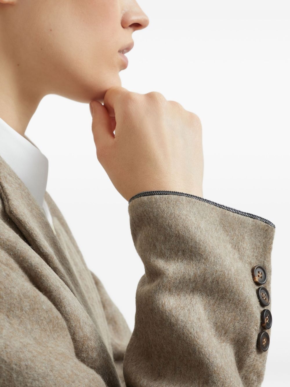 cropped blazer - 6