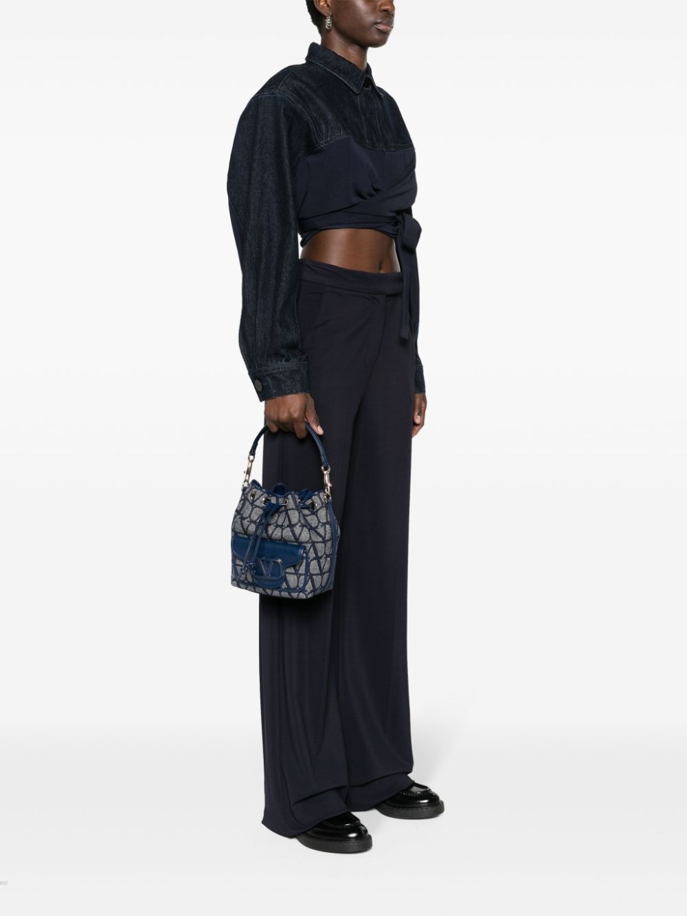 Toile Iconographe denim bucket bag - 2