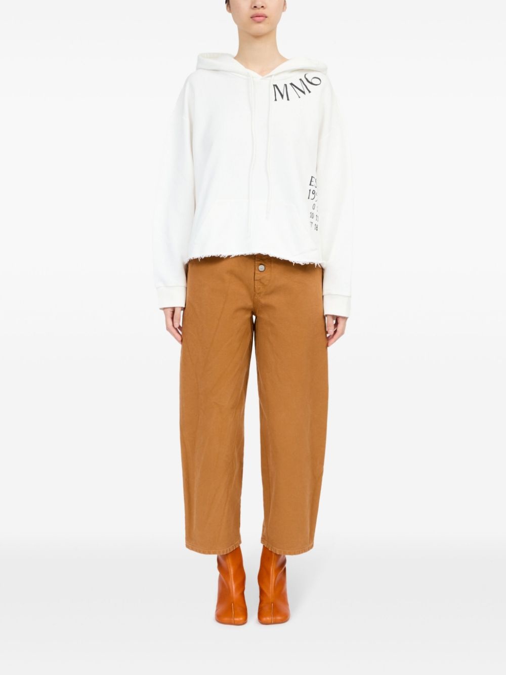 logo-print hoodie - 2