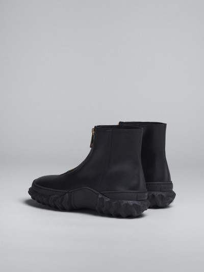 Marni BLACK LEATHER BOOTIE outlook