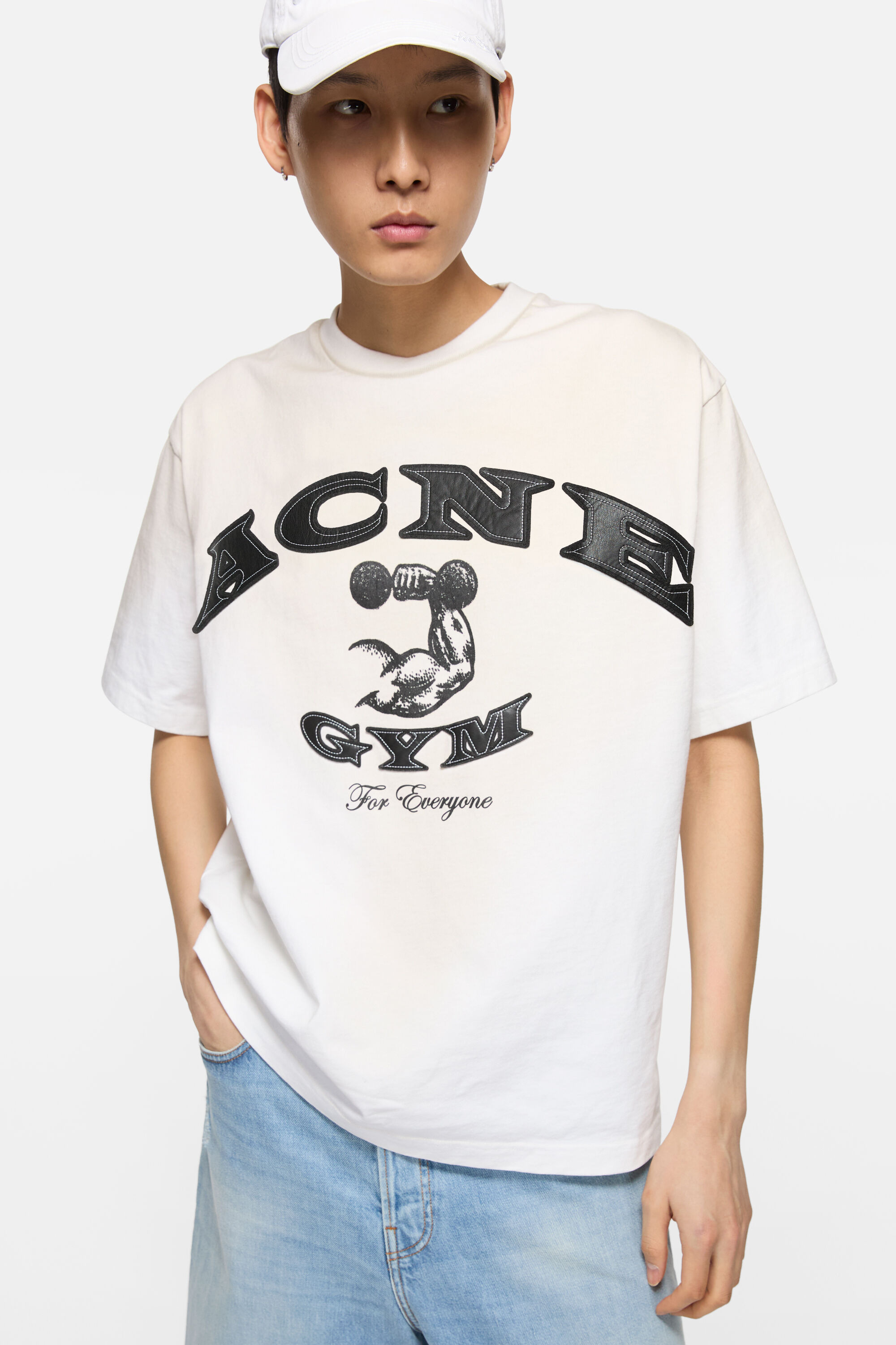 Logo t-shirt - Dusty white - 4