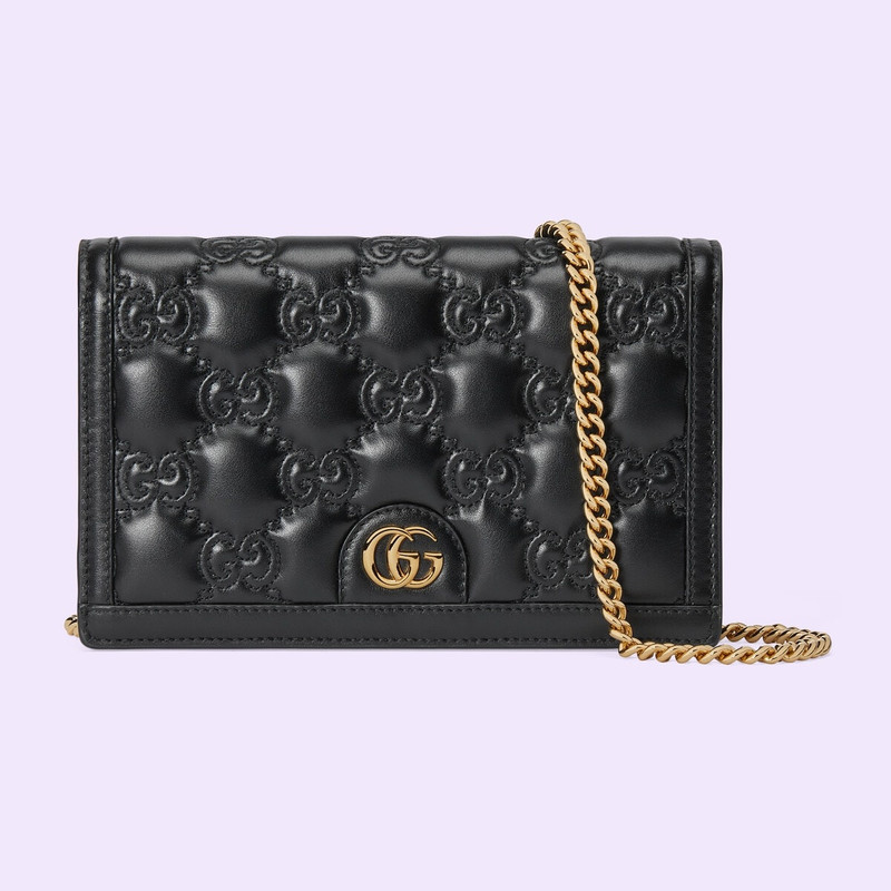 GG Matelassé chain-strap wallet 1