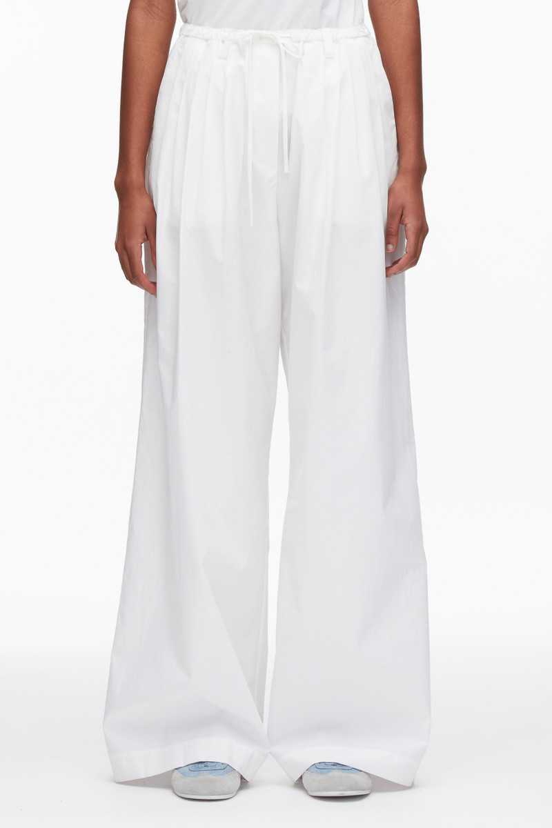 Structured Cotton Pull On Straight Leg Pants 4
