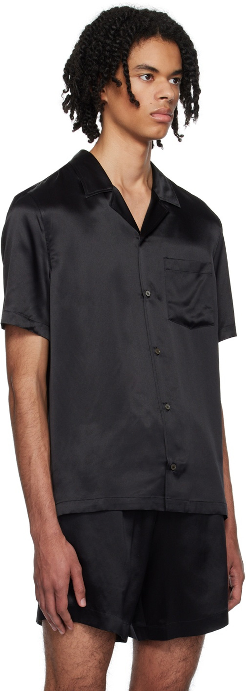 Wood Wood Black Brandon Shirt outlook