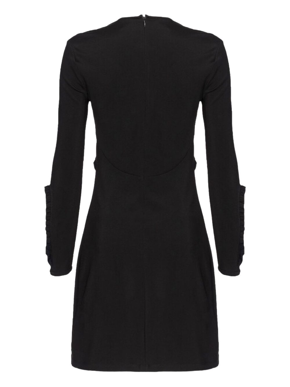 cut-out ruffled mini dress - 5