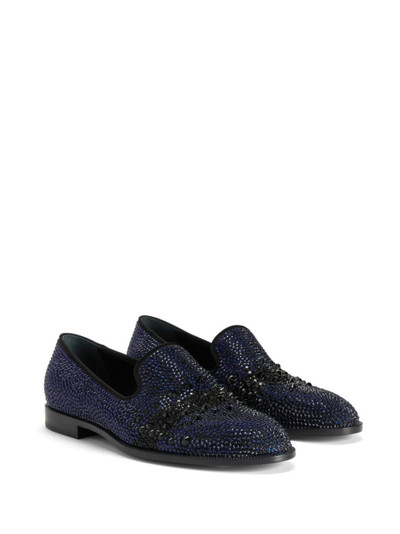 Giuseppe Zanotti Marthinique crystal-embellished loafers outlook