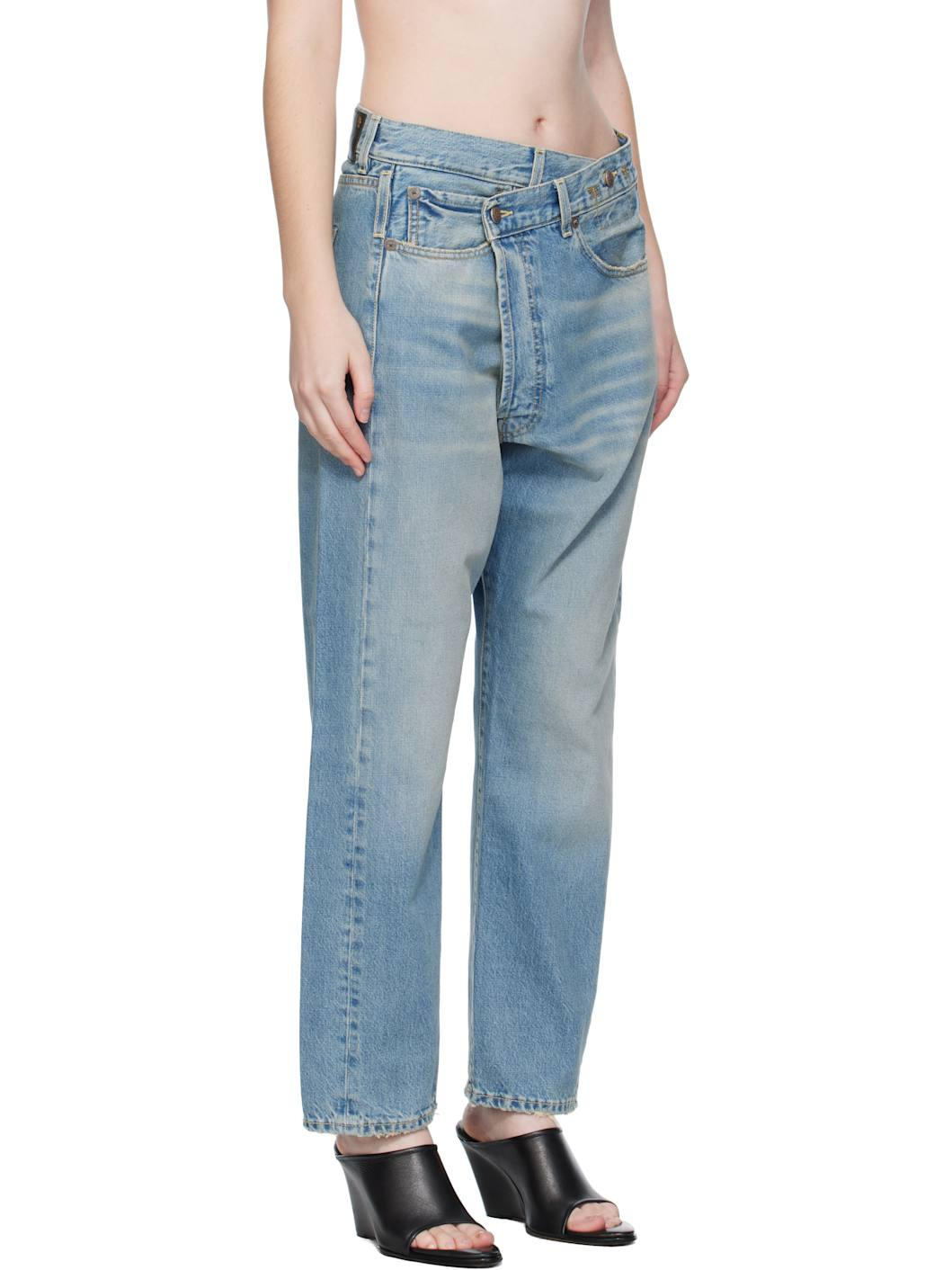 Blue Crossover Jeans - 2