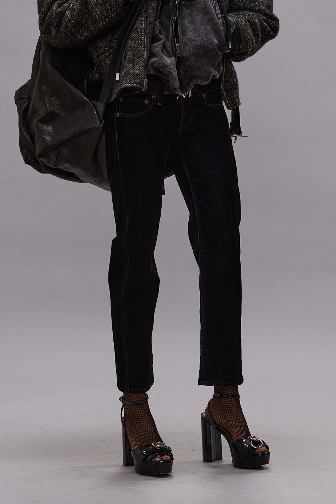 BOY STRAIGHT - FLOCKED BLACK - R13 - 2