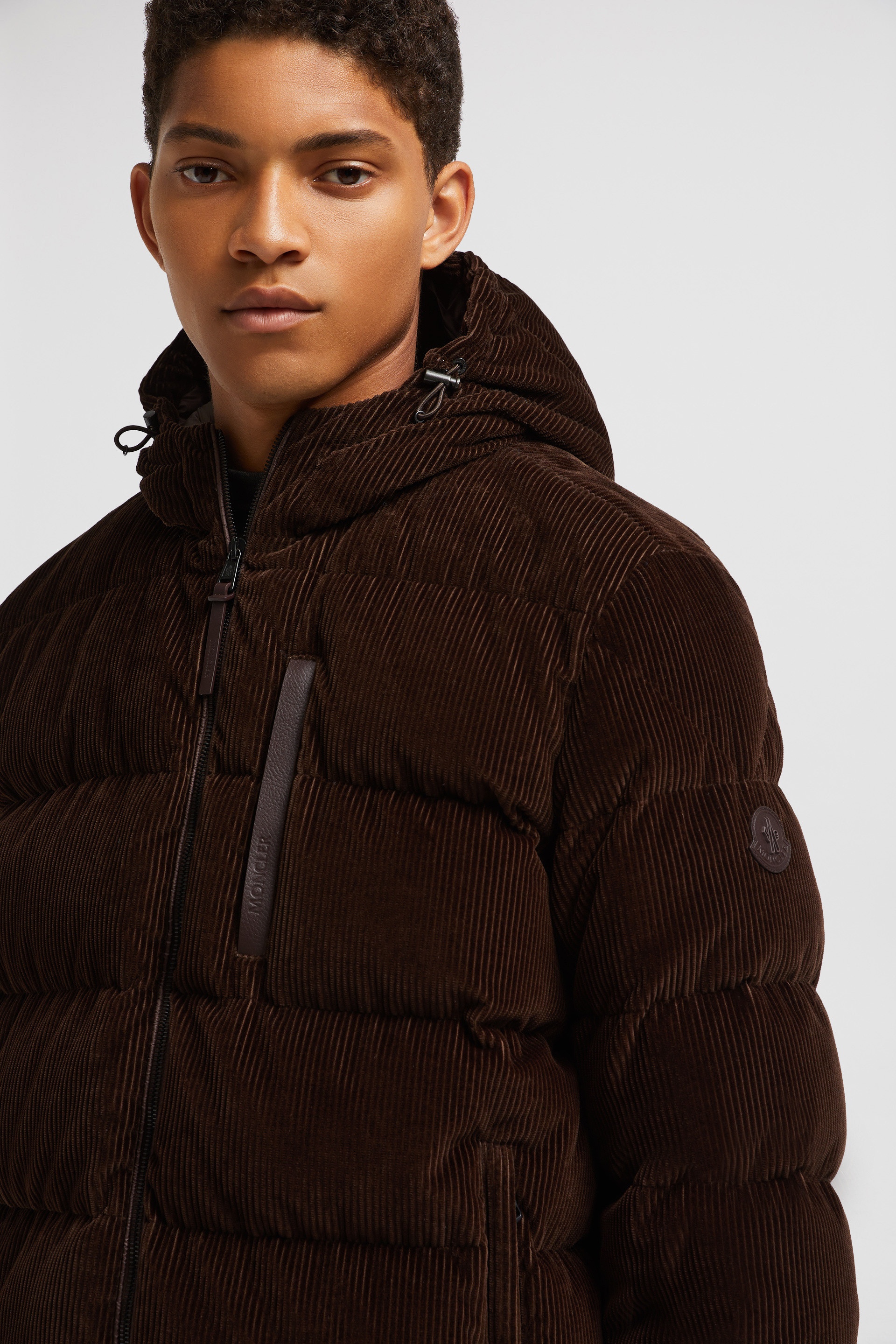 Vederna Corduroy Short Down Jacket - 7