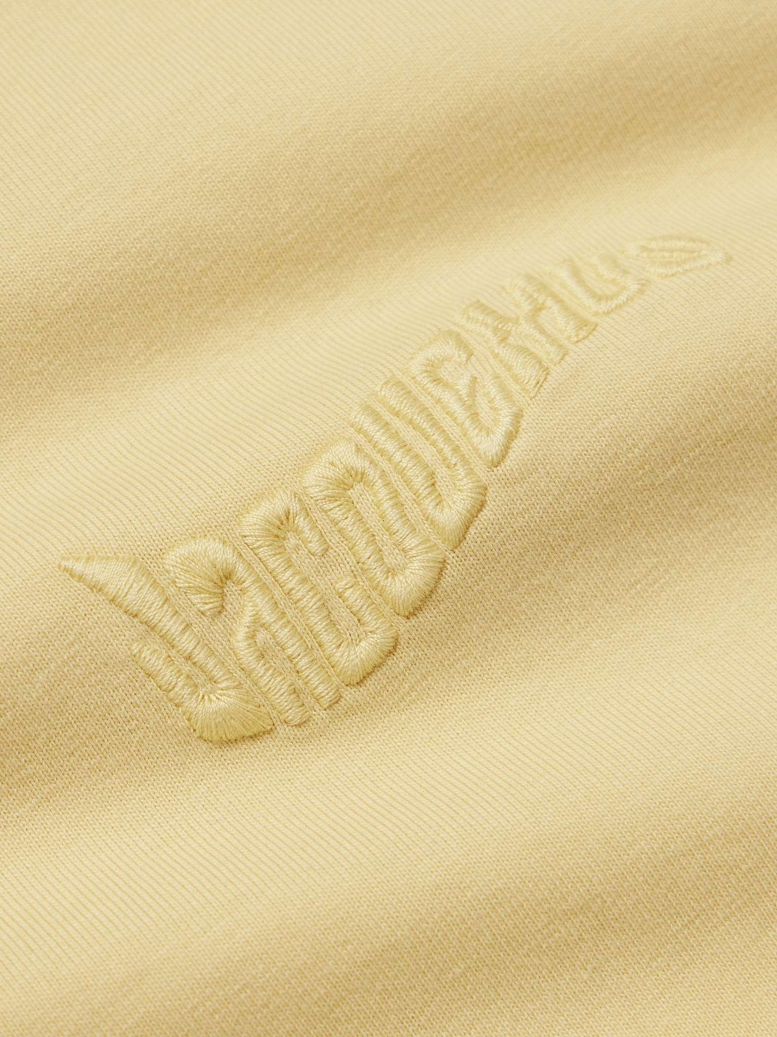 Camargu Logo-Embroidered Organic Cotton-Jersey T-Shirt - 4