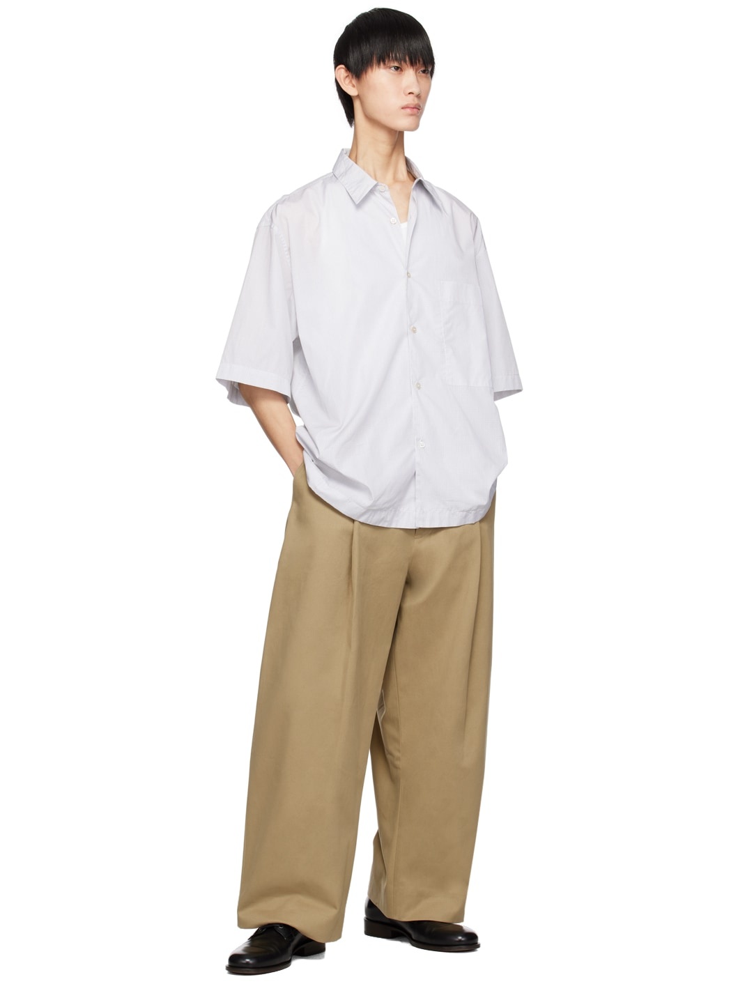 Studio Nicholson Tan Sorte Trousers | REVERSIBLE