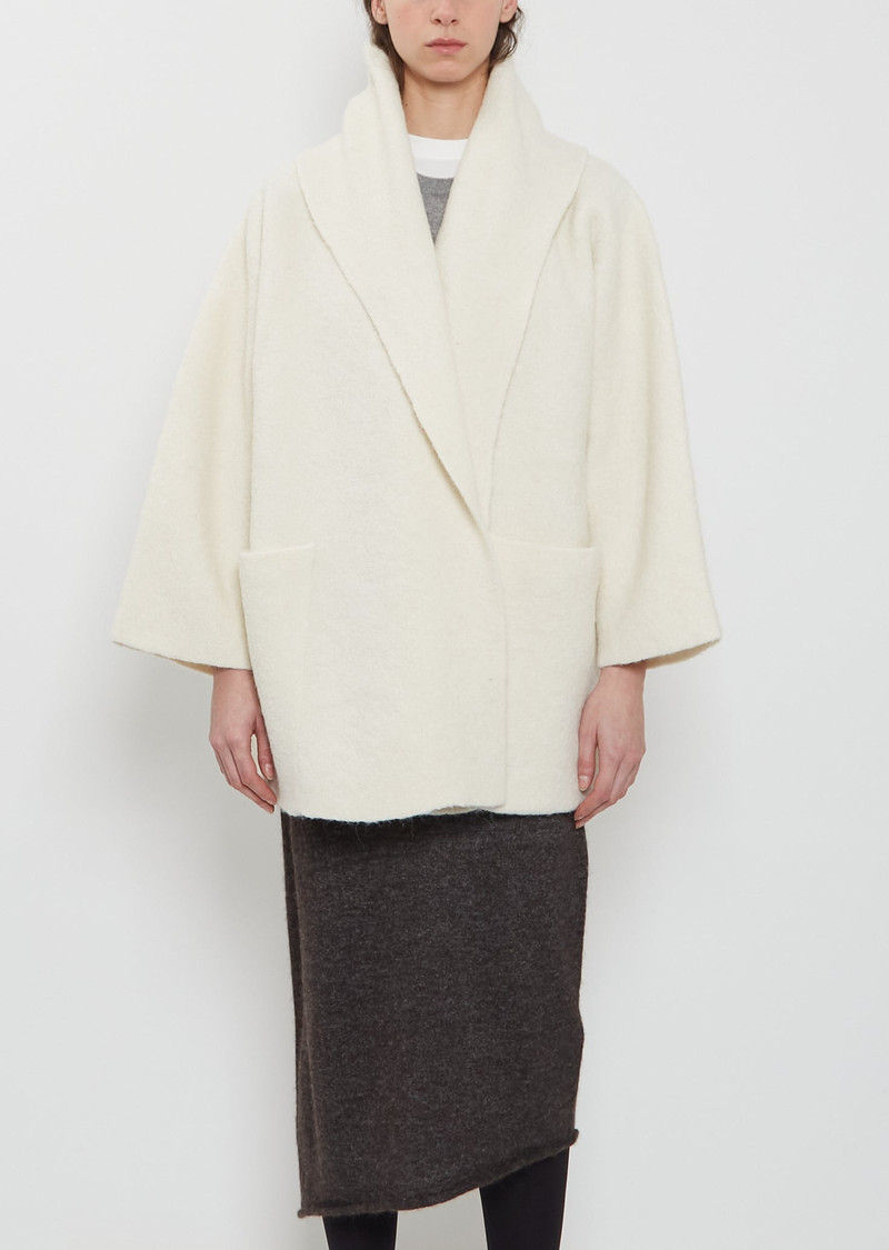 Double Face Alpaca Wool Coat 1