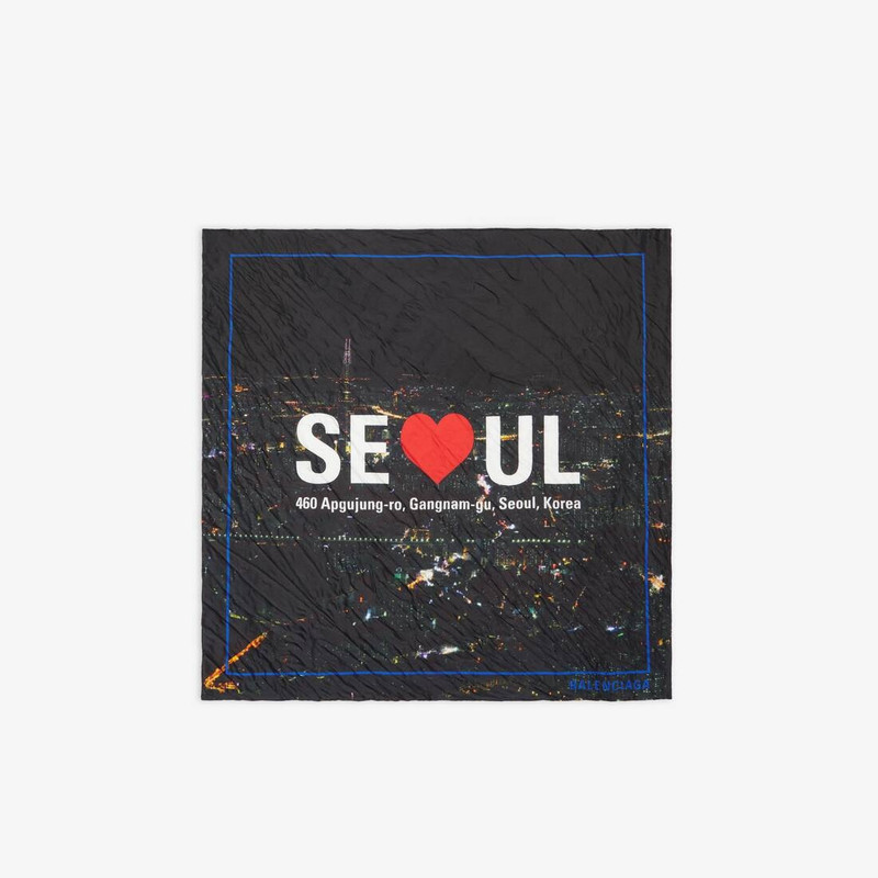 BALENCIAGA Seoul Scarf  in Black outlook