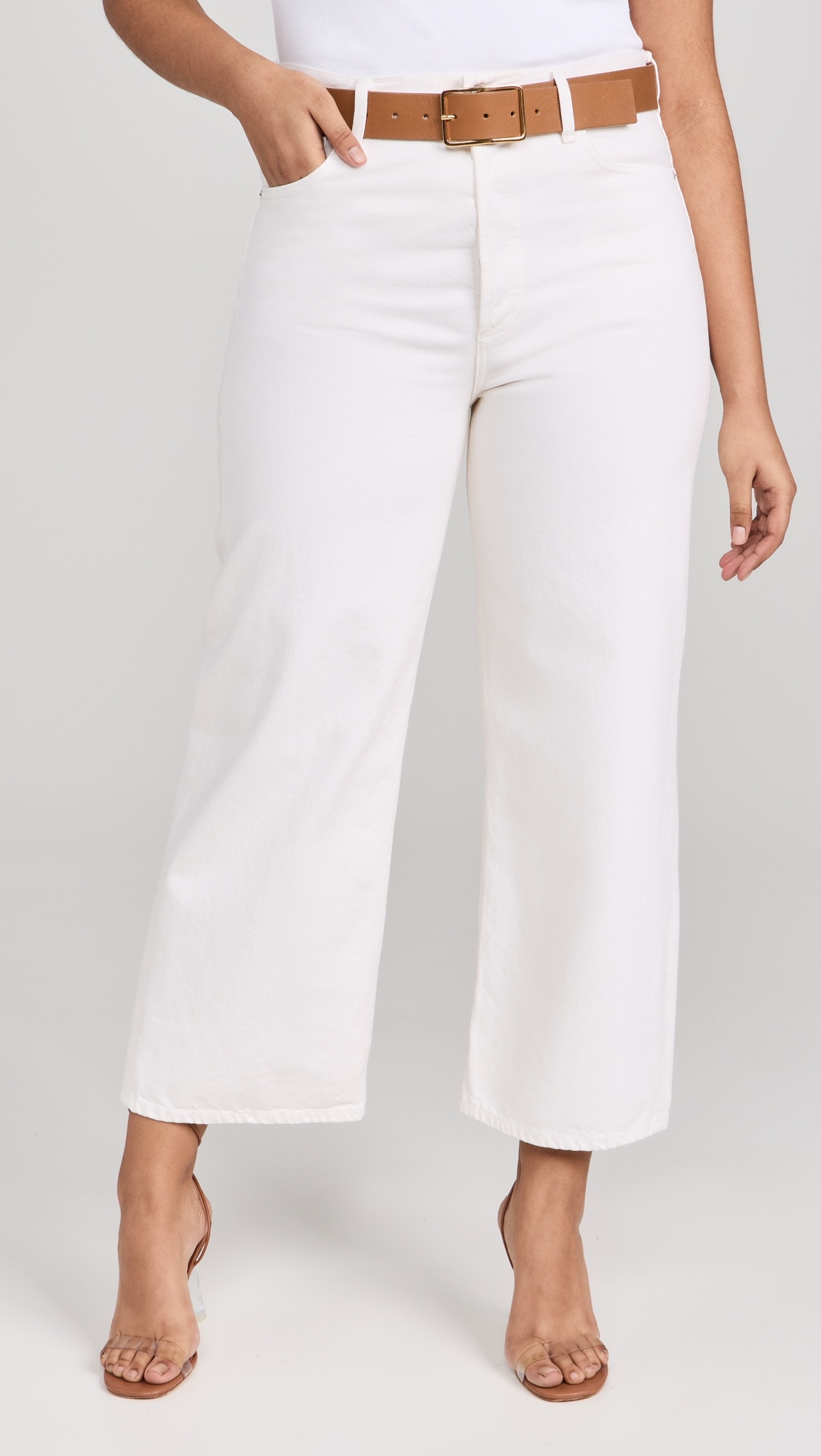 Ren: High Rise Wide Leg Jeans - 8
