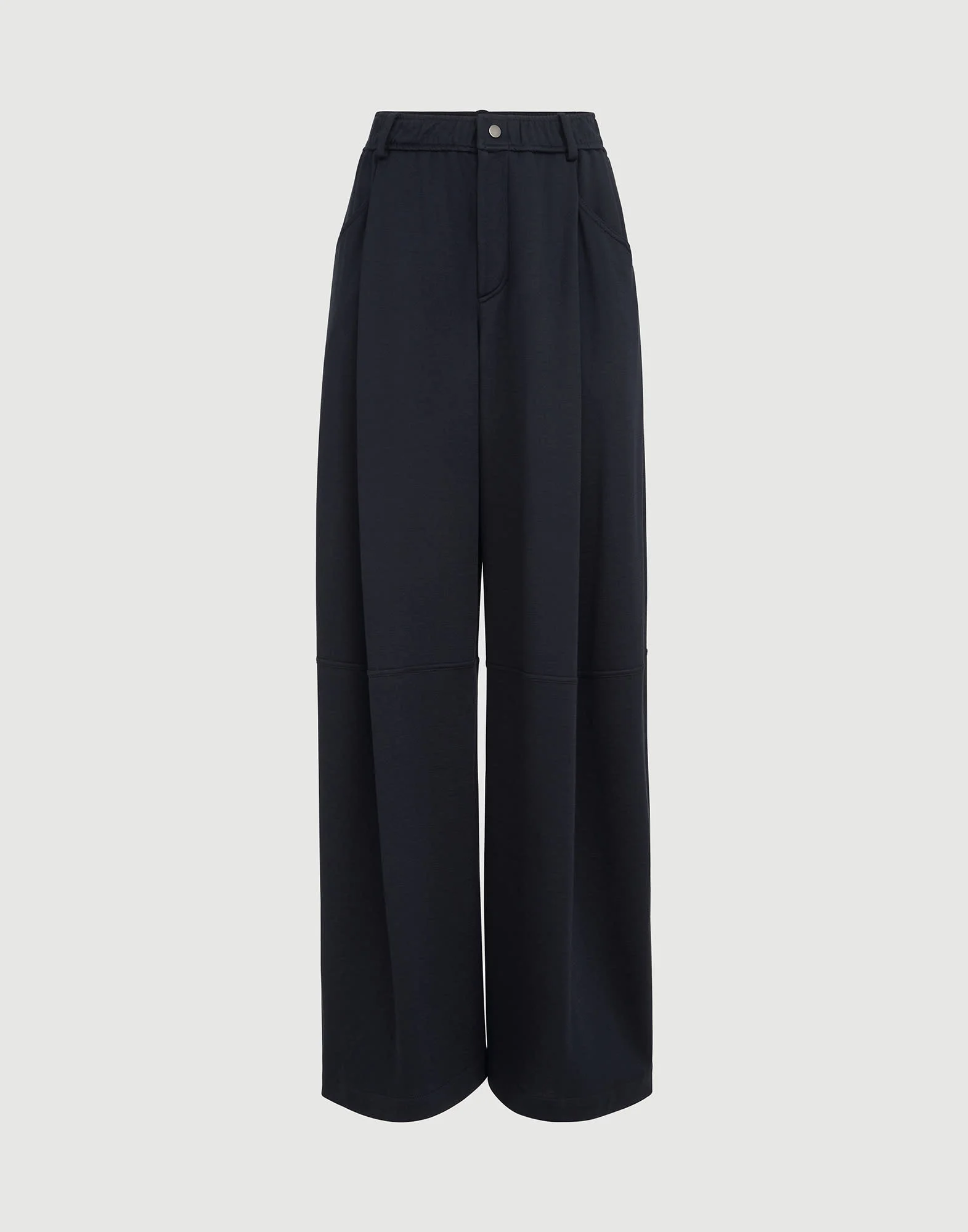 Cotton and silk interlock track trousers - 1