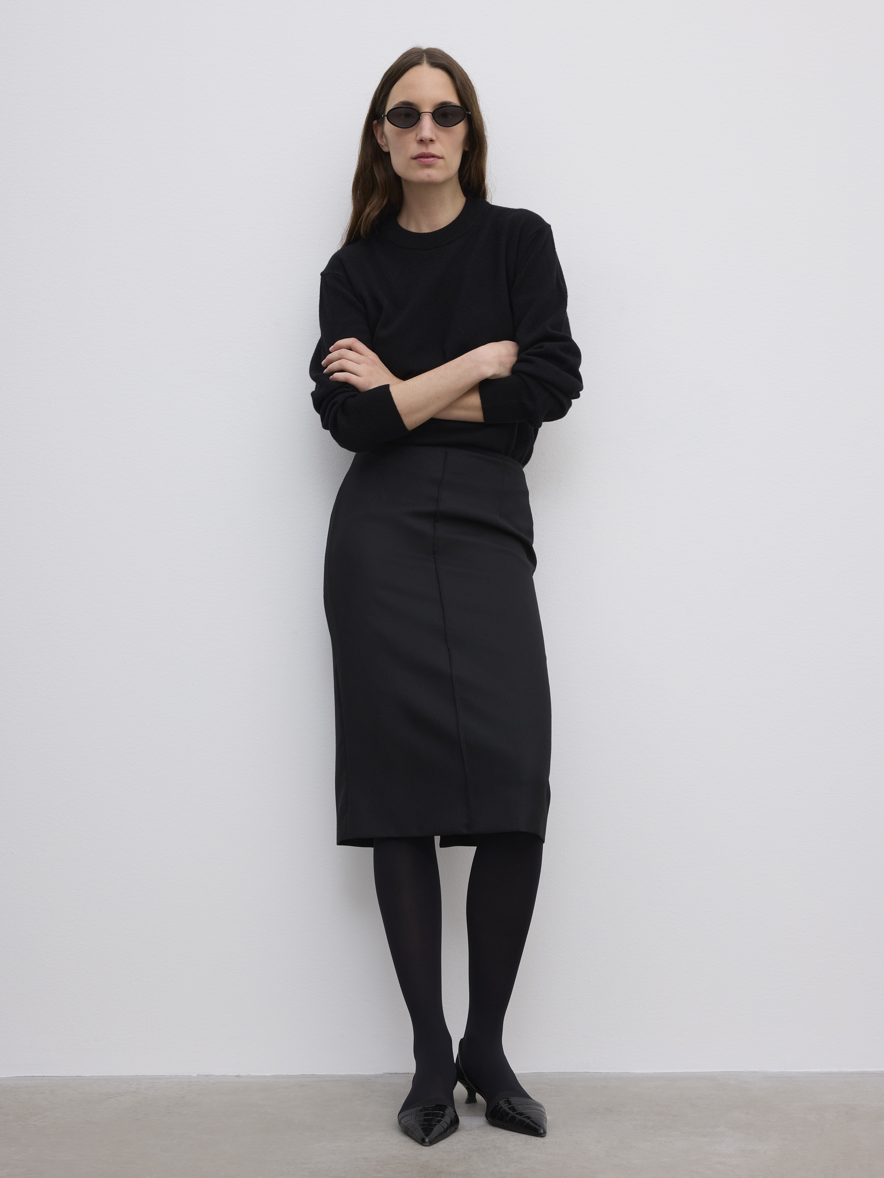 Pencil Midi Skirt - 2