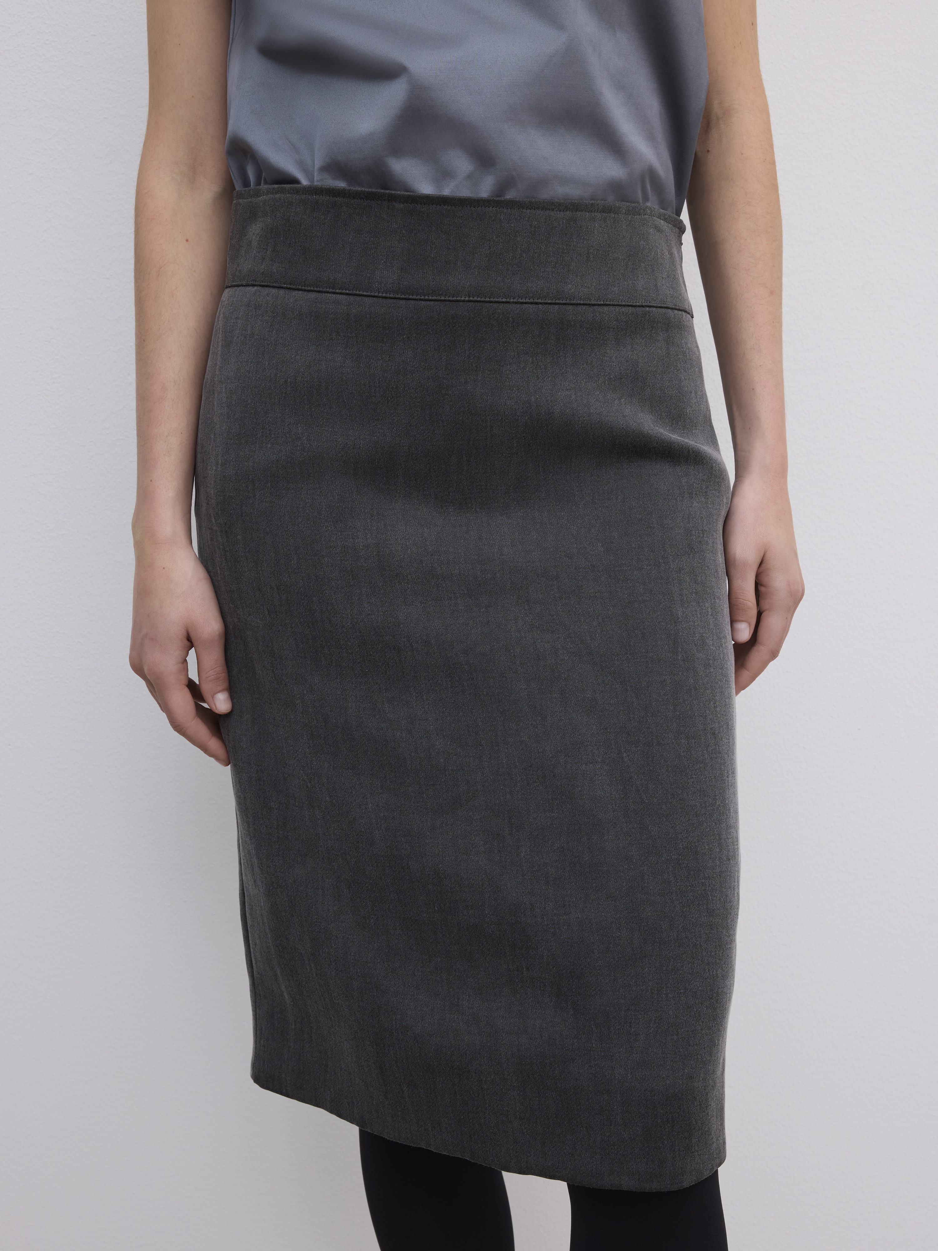 Pencil Midi Skirt - 2