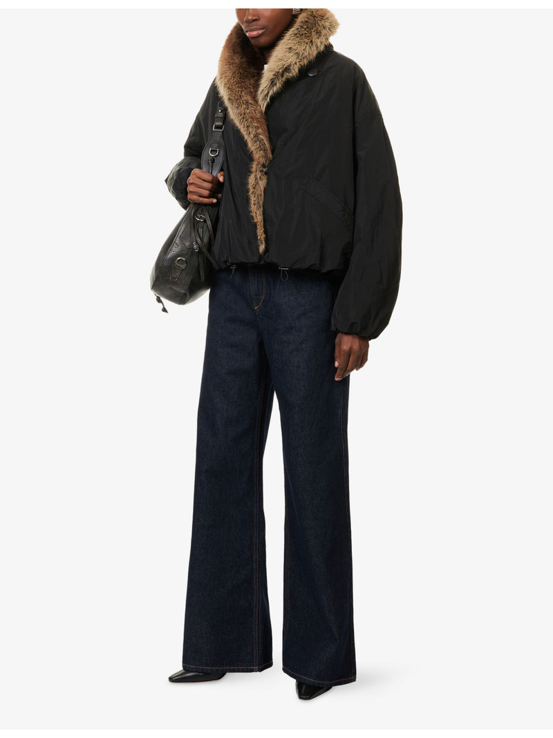 Isabel Marant Lemony Wide-Leg Denim Jeans outlook