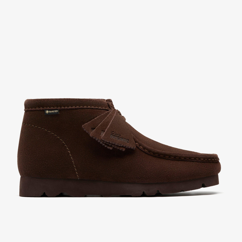 Wallabee Boot Gore-Tex Waterproof Dark Brown Suede 1