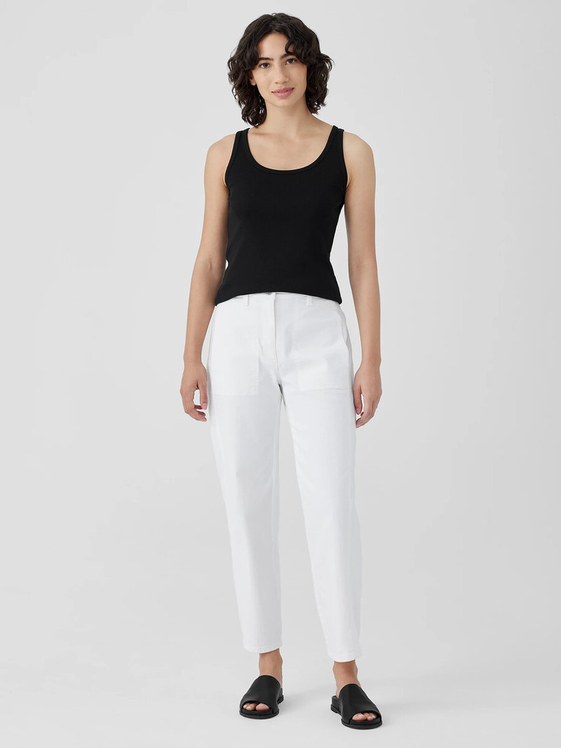 EILEEN FISHER Organic Cotton Denim Lantern Jean outlook