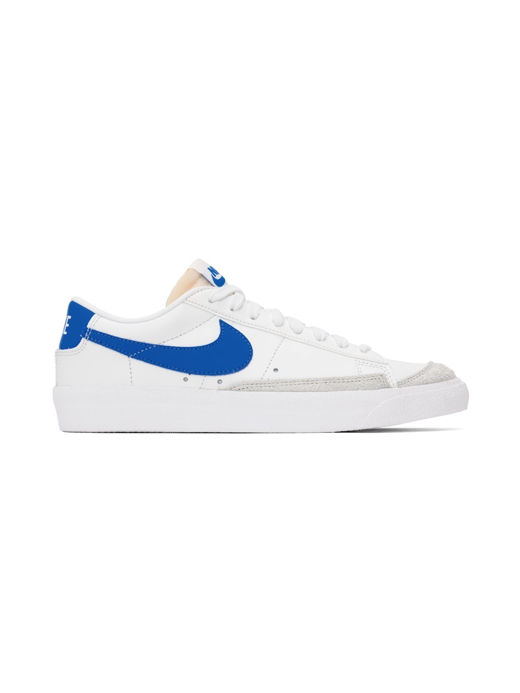 White & Blue Blazer Low '77 Vintage Sneakers - 1