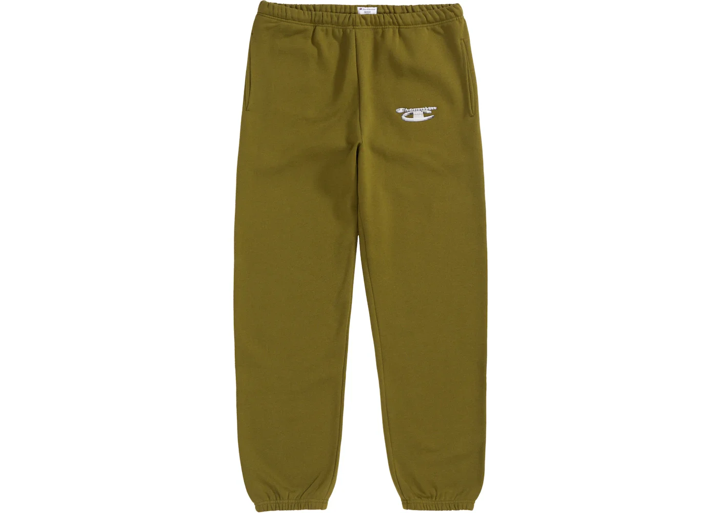 Supreme Champion 3D Metallic Sweatpant Olive - 1
