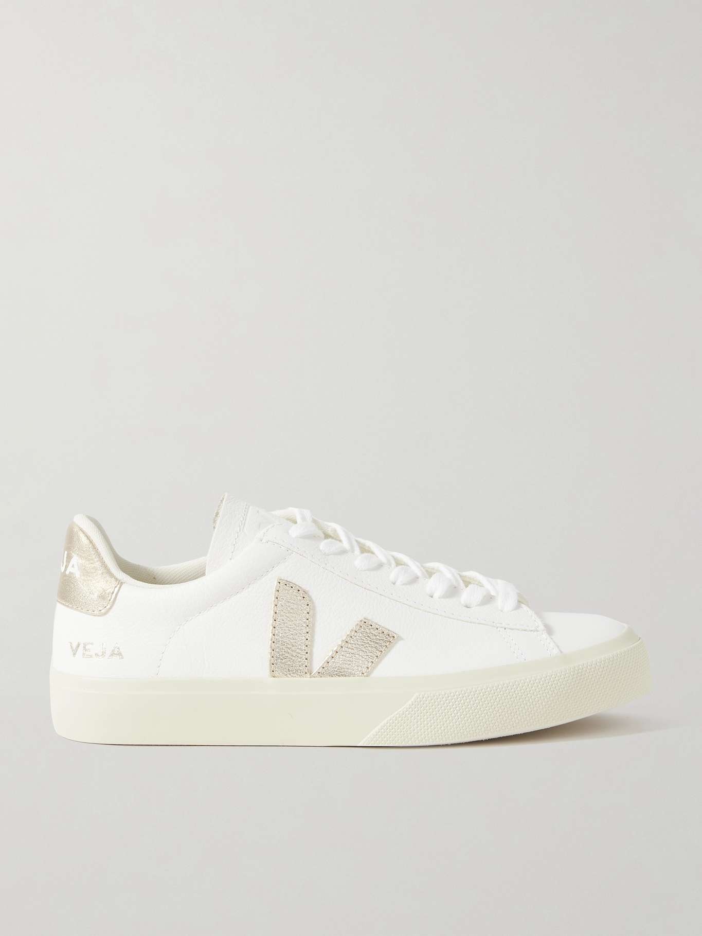 Campo textured-leather sneakers - 1