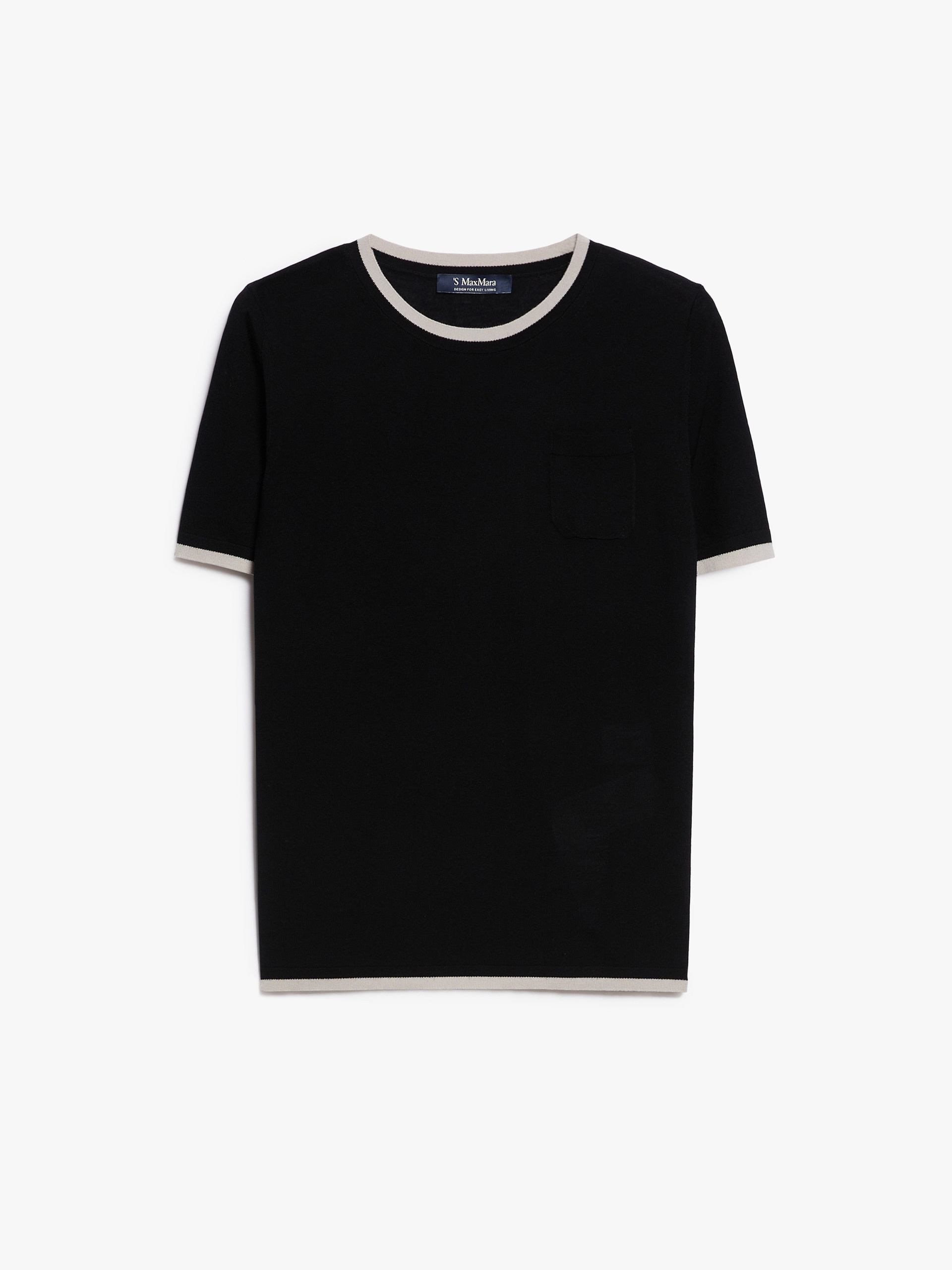 EGIDIO Crew-neck wool yarn T-shirt - 1