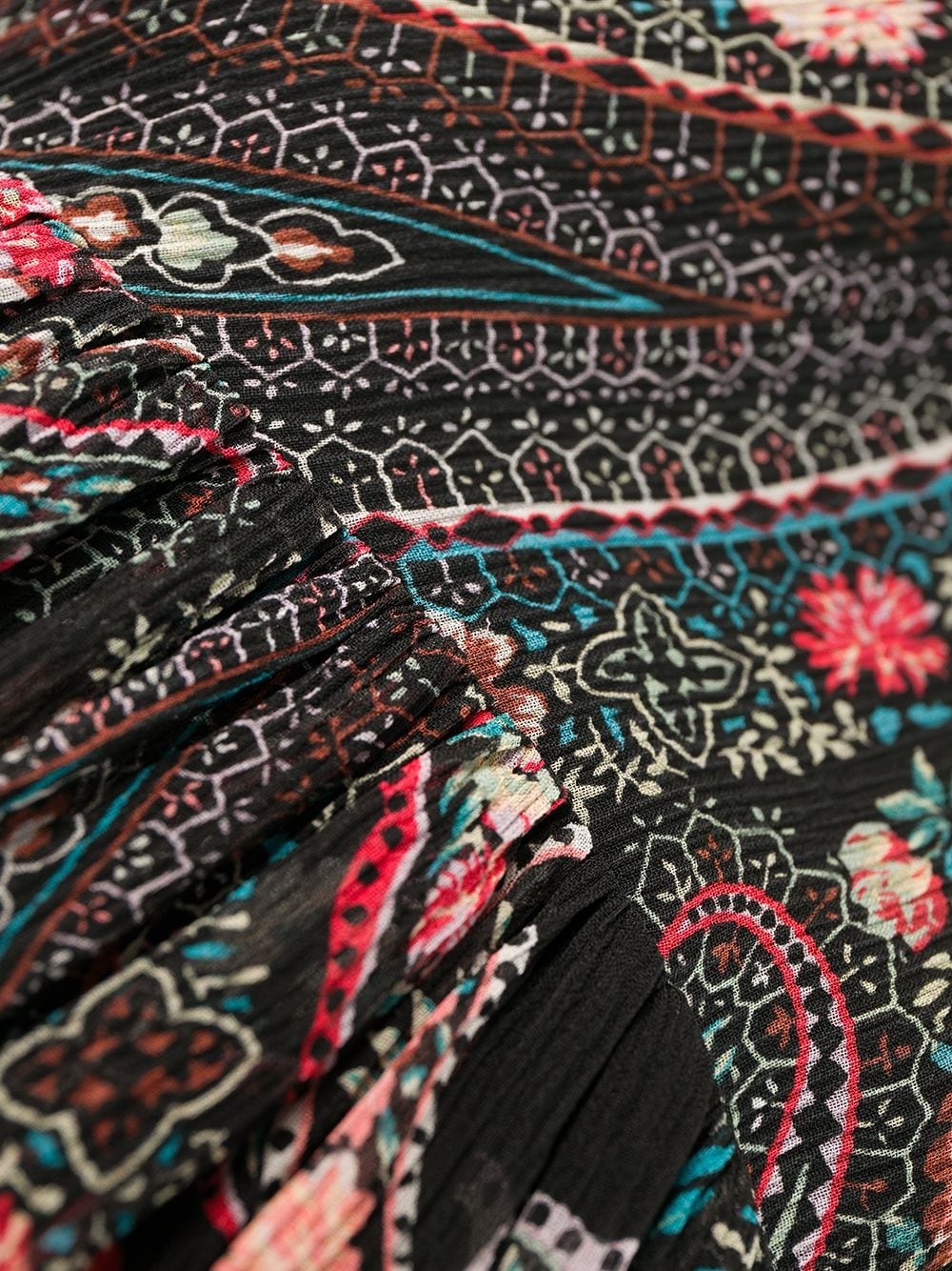 paisley print maxi dress - 6