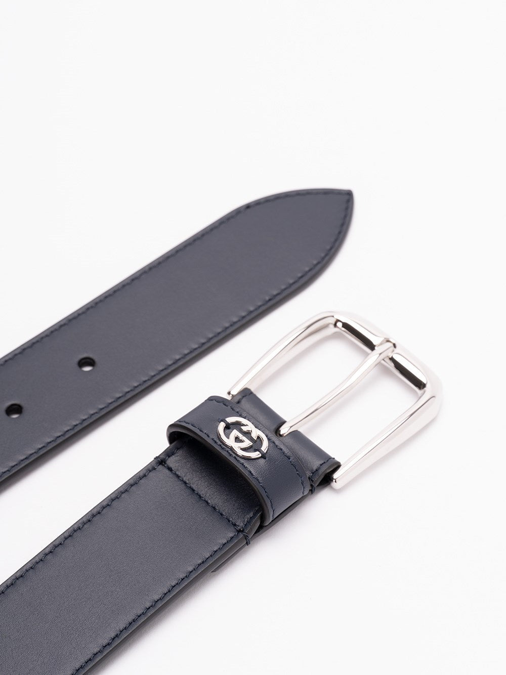 Gucci Men Belt With `Interlocking G` Detail - 3