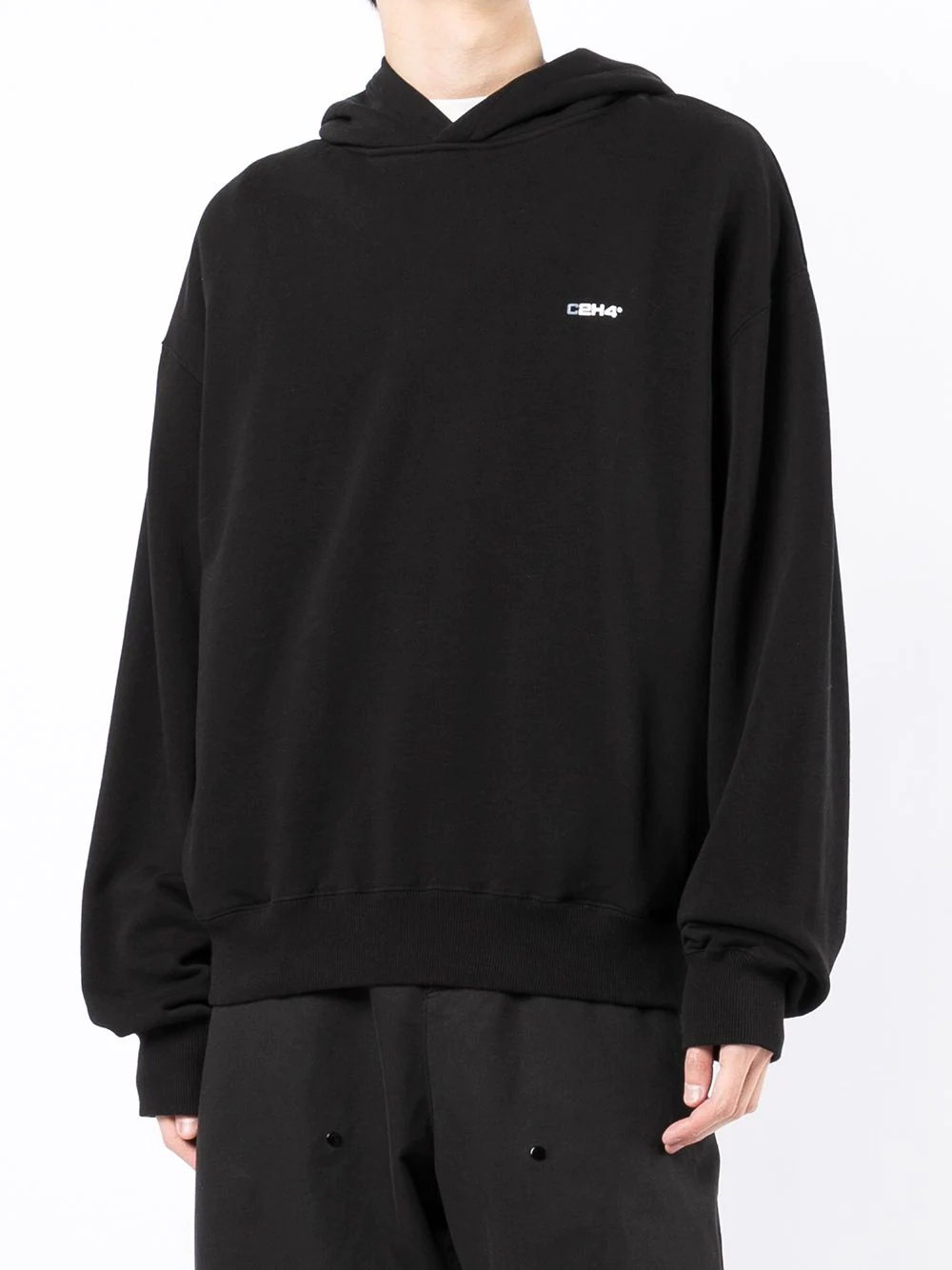 logo-print pullover hoodie - 4