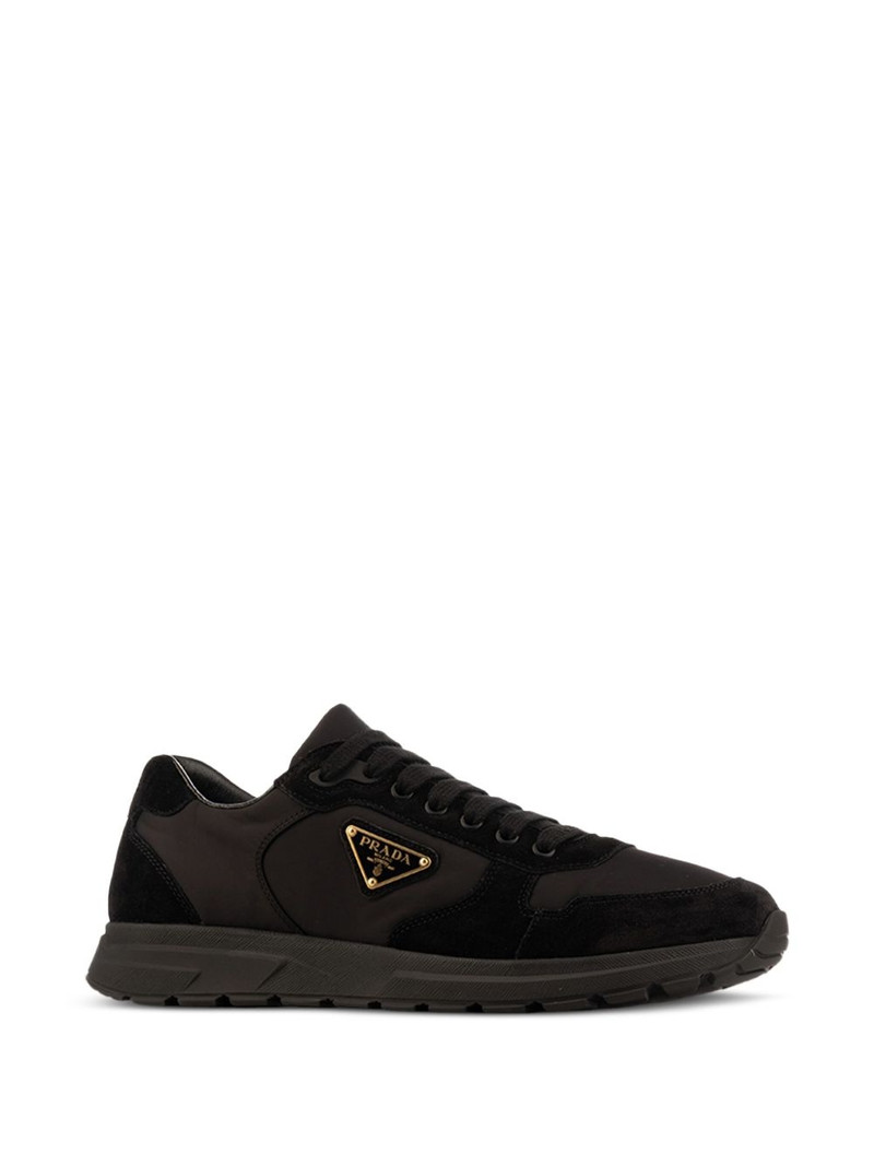 Prada logo-plaque sneakers outlook