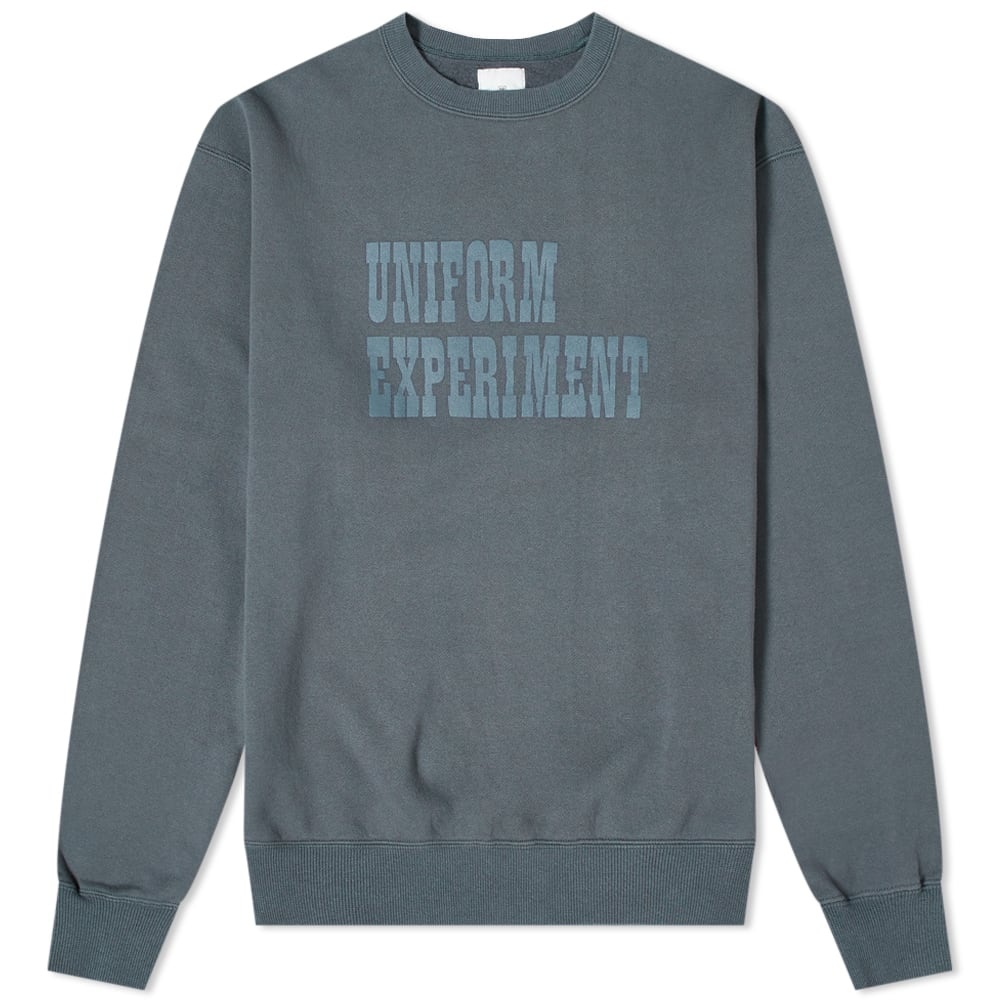 Uniform Experiment Panel Sleeve Wide Crew Sweat - 1