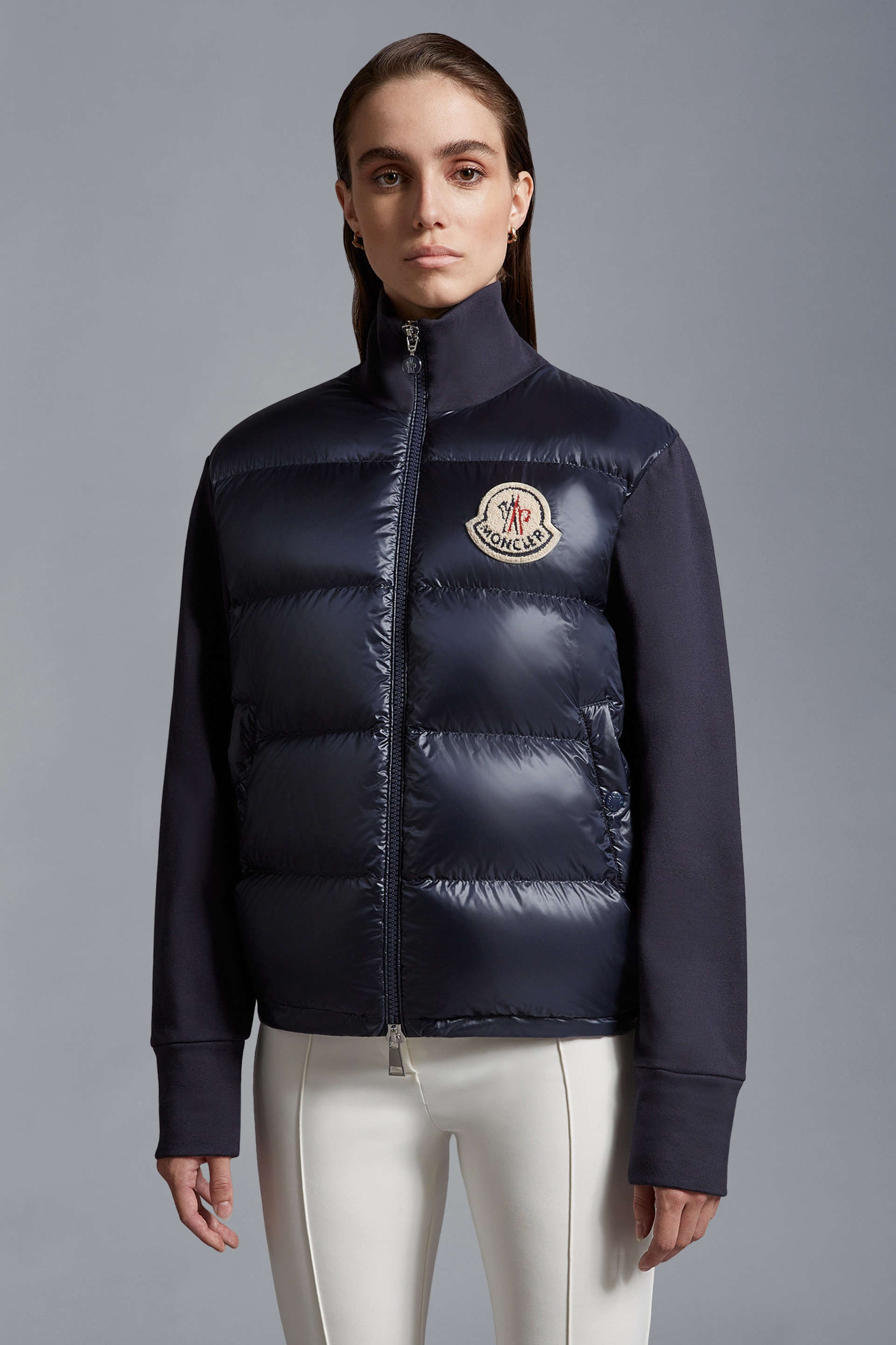 スウェット・トレーナー MONCLER Padded sweatshirt with zip Moncler - Zip-up Sweatshirt | HBX - Globally Curated Fashion