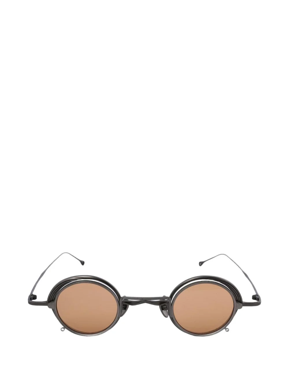 x Ziggy Chen Vintage round-frame clip-on glasses - 1