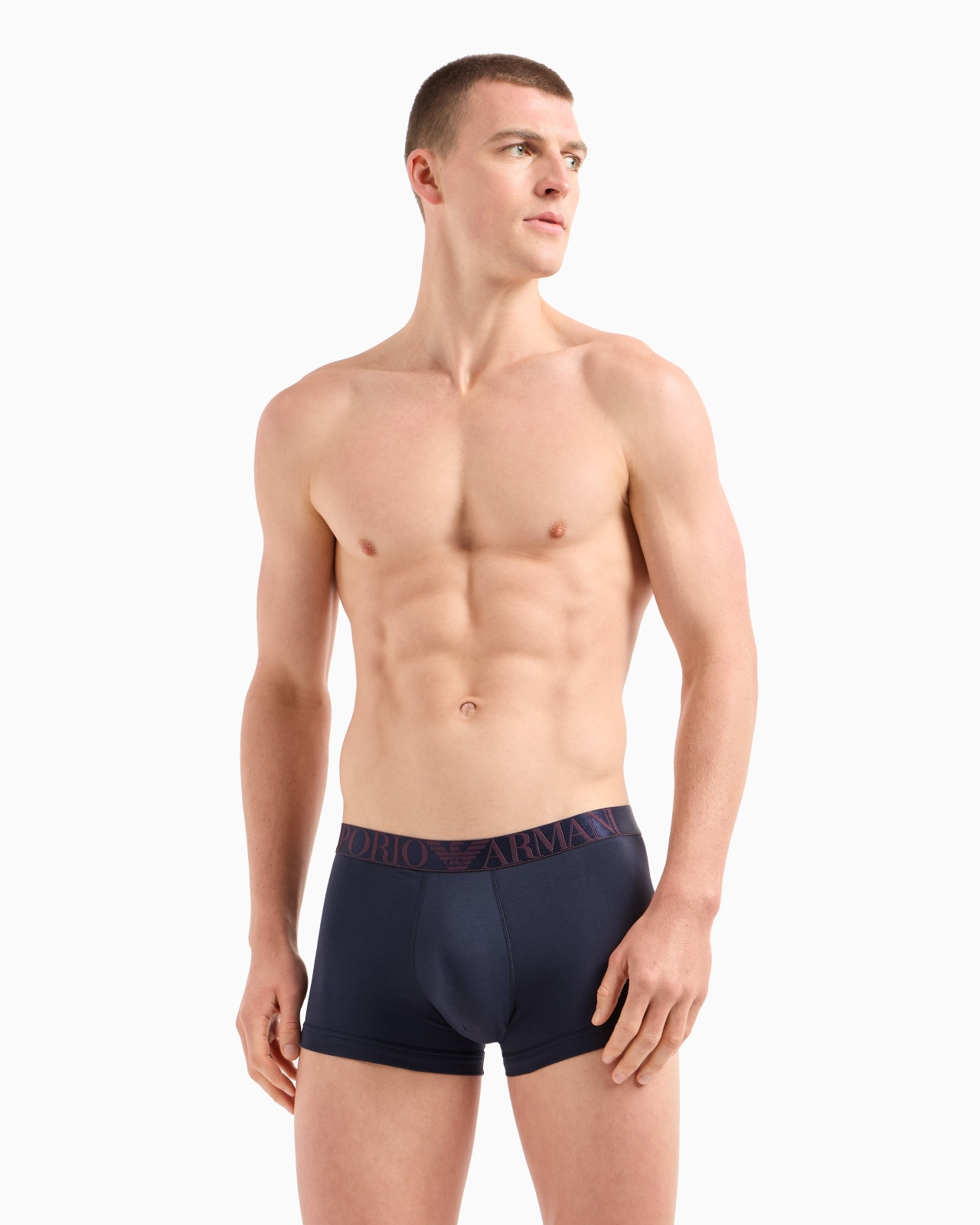 Three-pack of ASV shiny logoband organic-cotton boxer briefs - 2