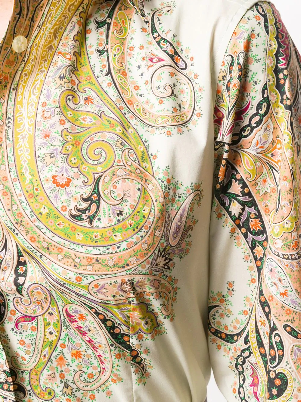 paisley print shirt - 5