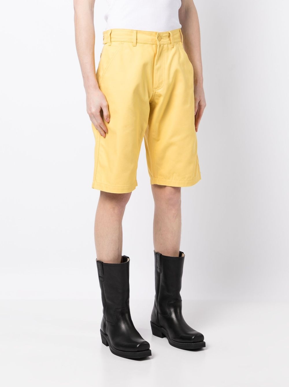 logo-patch tailored shorts - 3