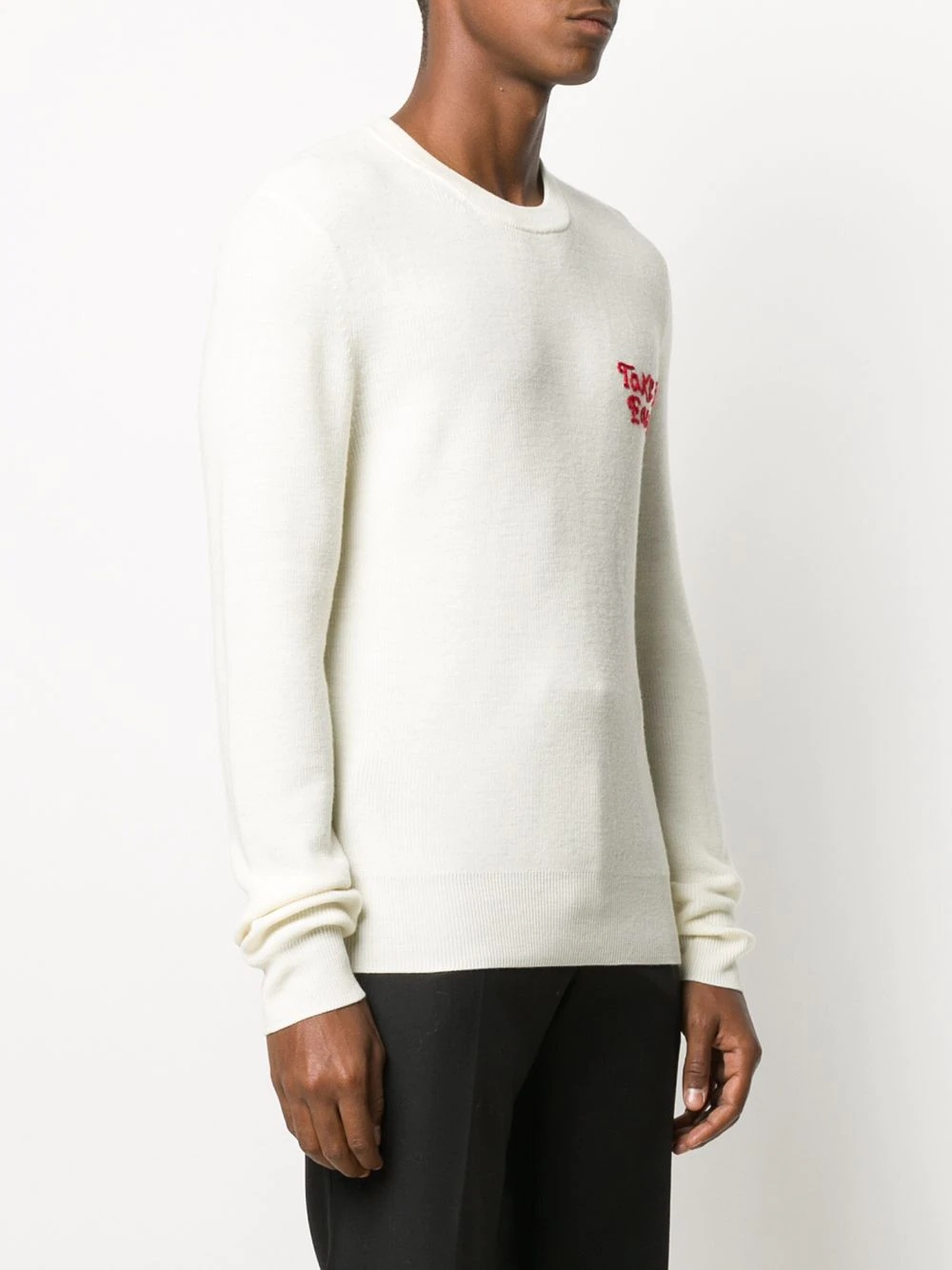 embroidered wool sweatshirt - 3