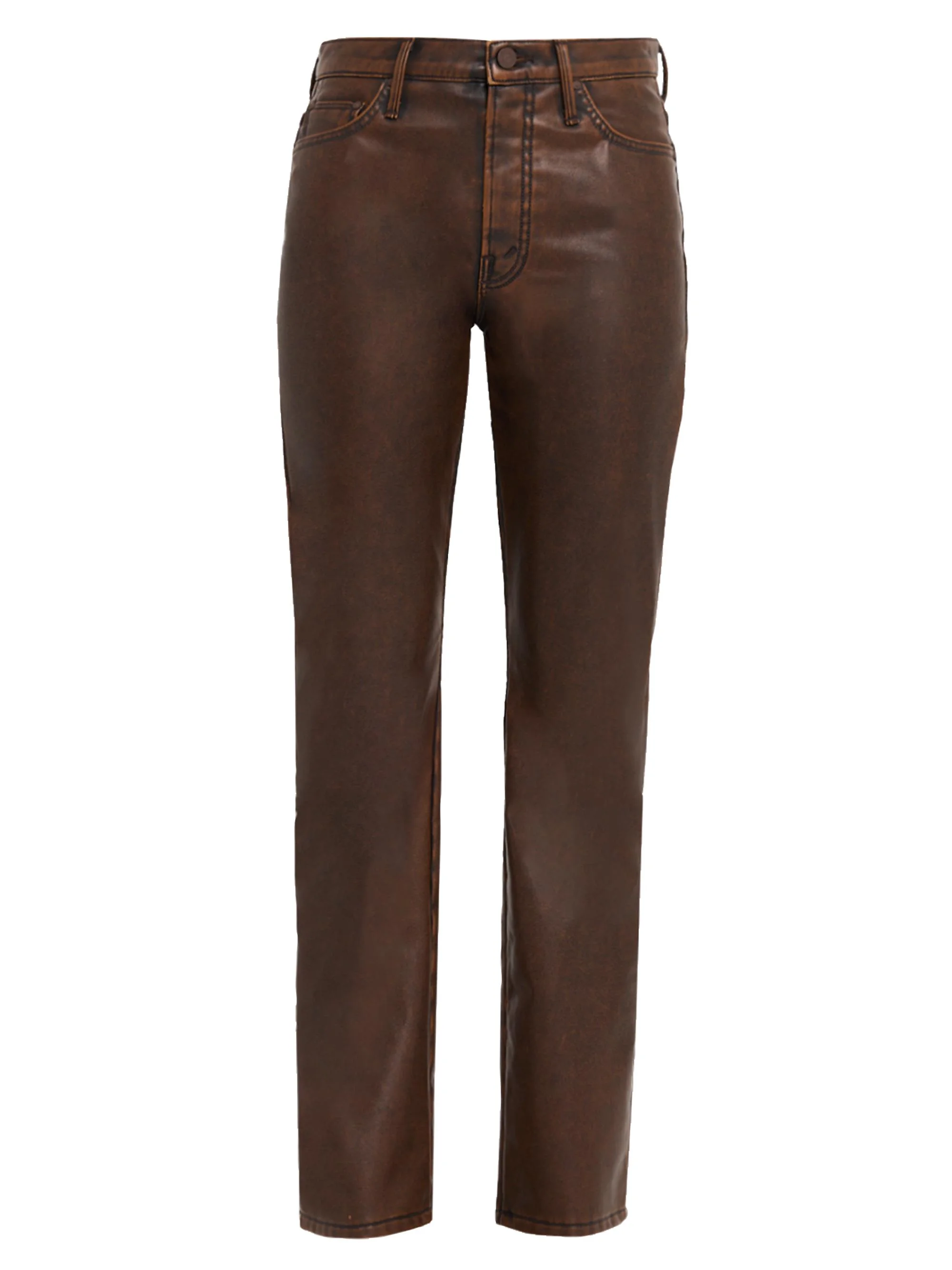 Women's The Insider Sneak Coated Jeans - Medium Brown - 1