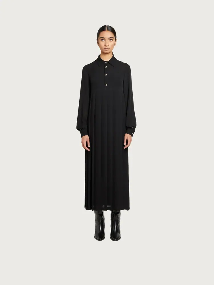 SILK GEORGETTE DRESS - 2