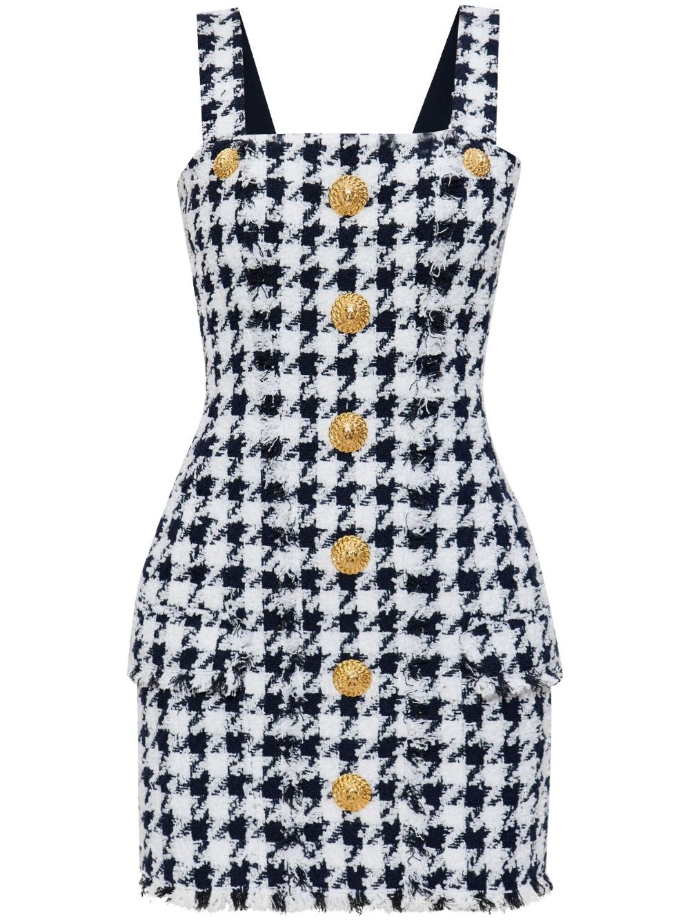 tweed mini dress - 1