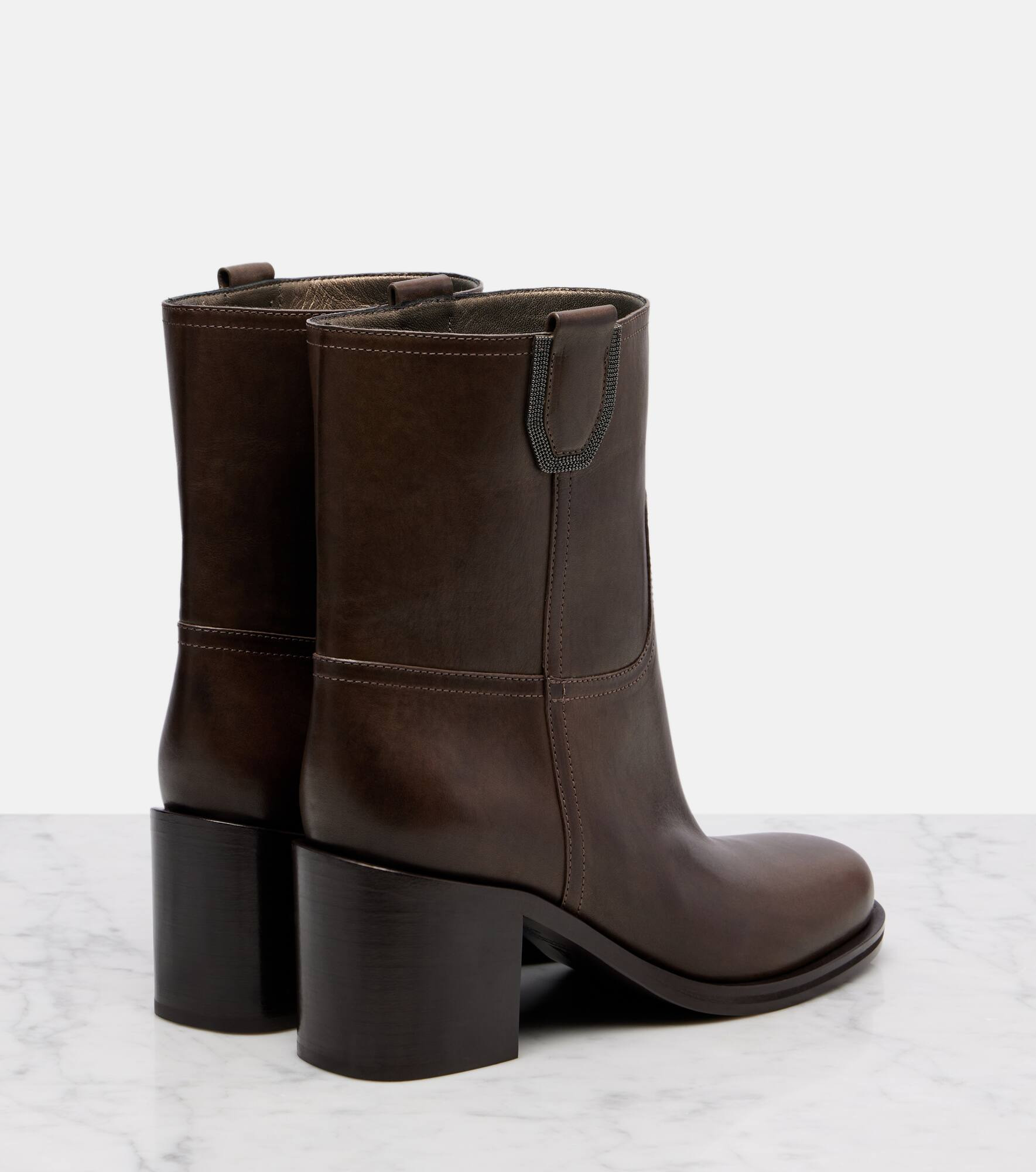 Leather ankle boots - 2