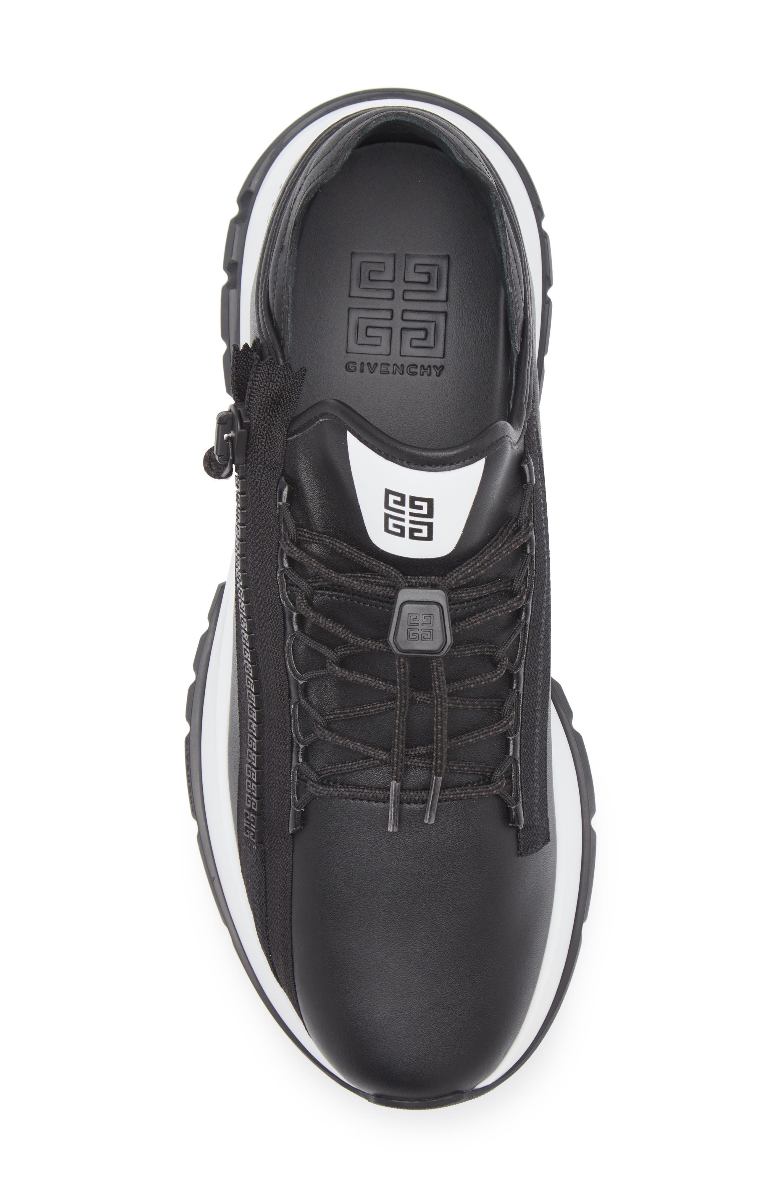 Givenchy Spectre Zip Sneaker in Black/White at Nordstrom - 5